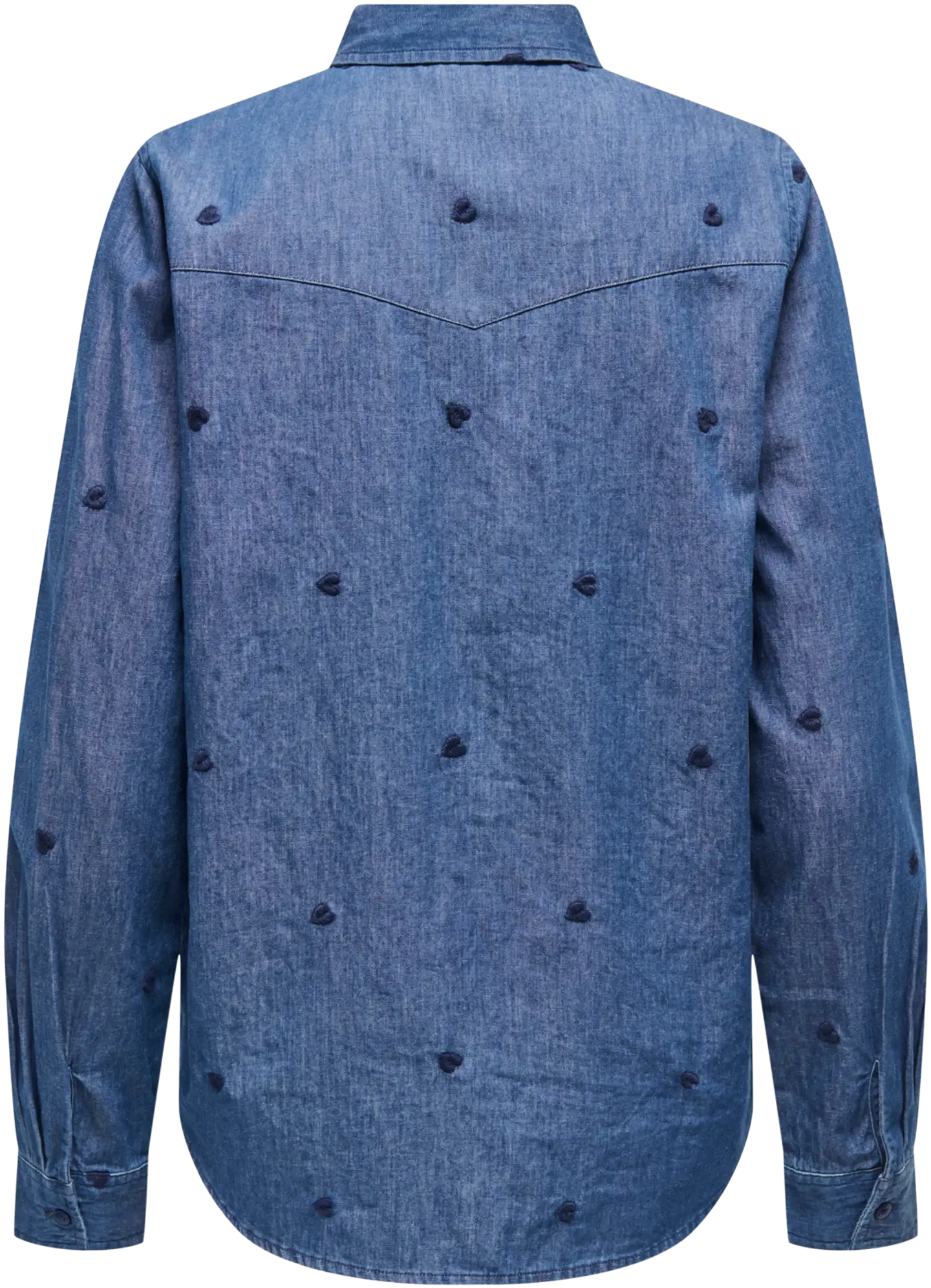 JDY naisten kauluspaita Jdylove - Medium Blue Denim - 2