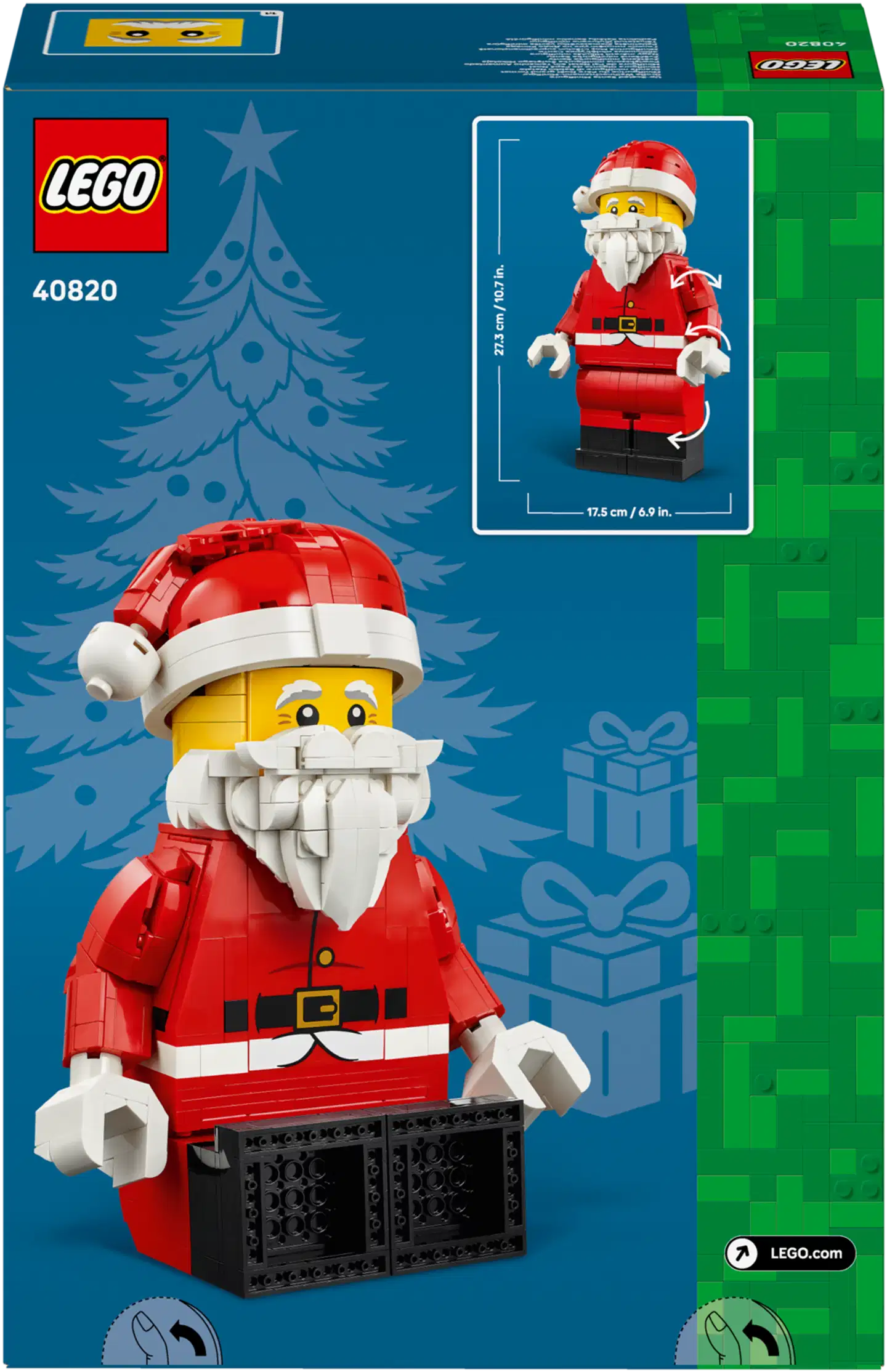 LEGO Seasons and Occasions 40820 Suurikokoinen joulupukkiminihahmo - 4