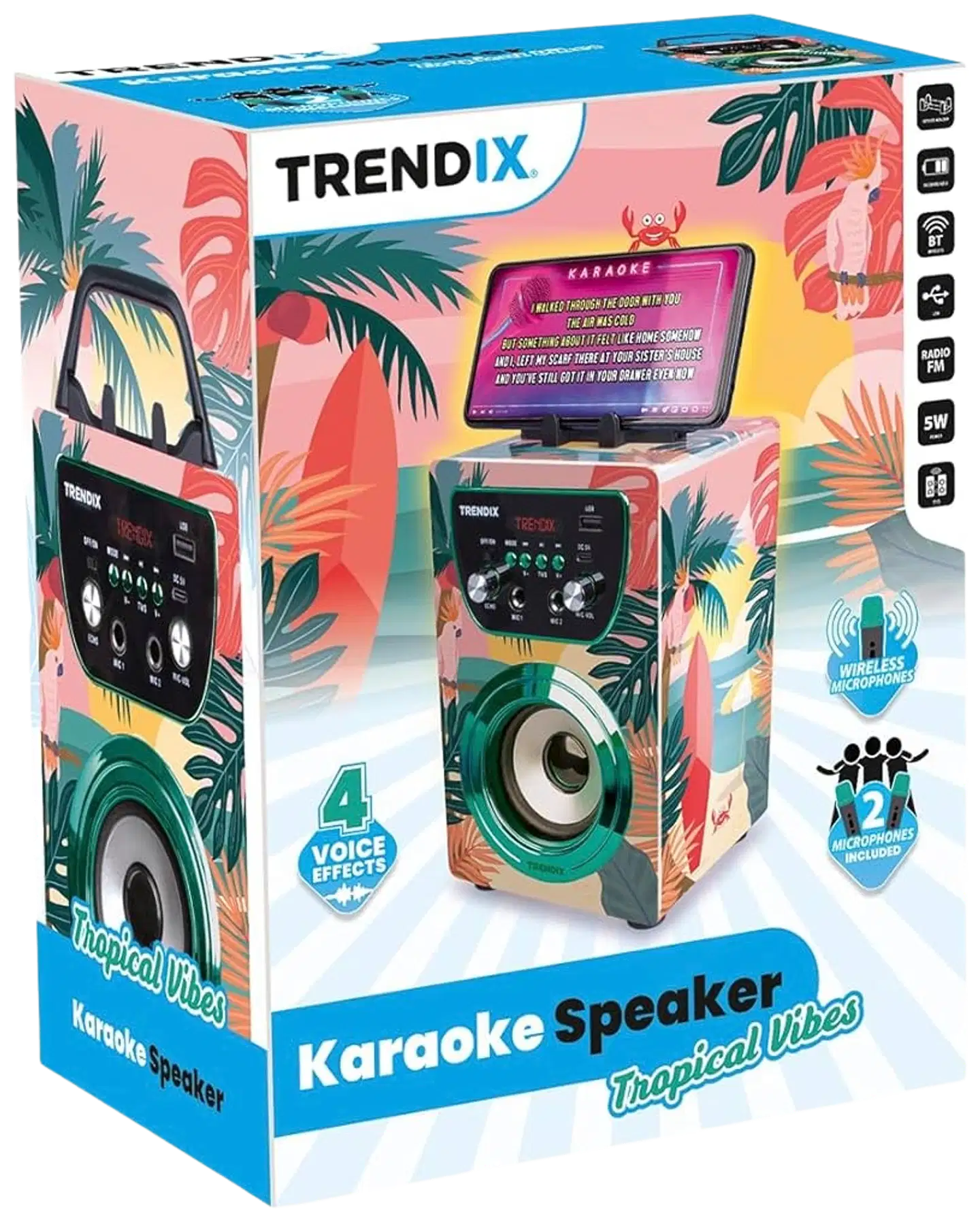 Trendix karaokelaite Tropical Vibes - 2