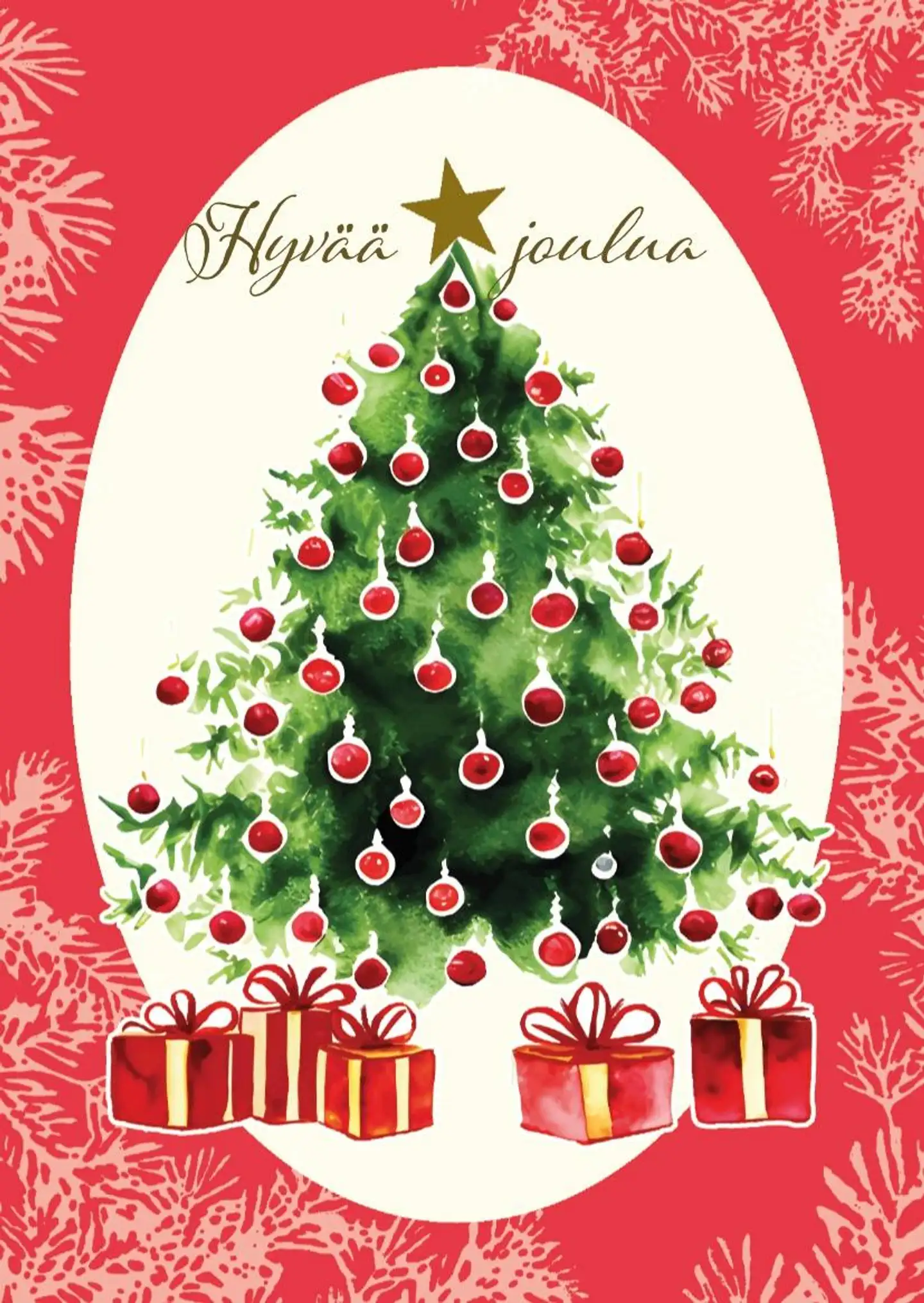 Joulukortti 1-osainen - 5