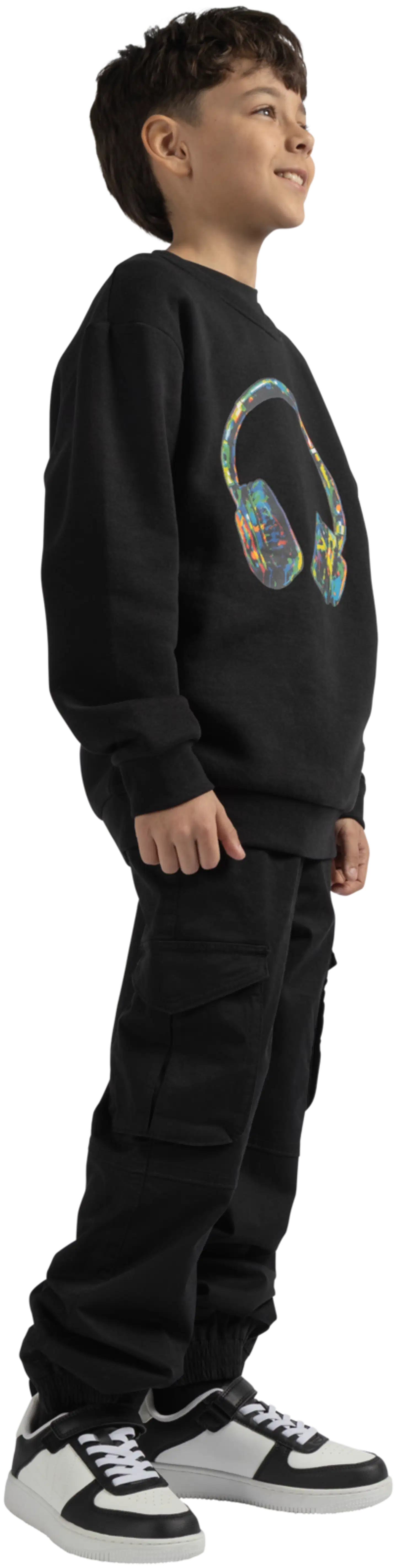House lasten cargohousut 23PH292612 - Black - 5