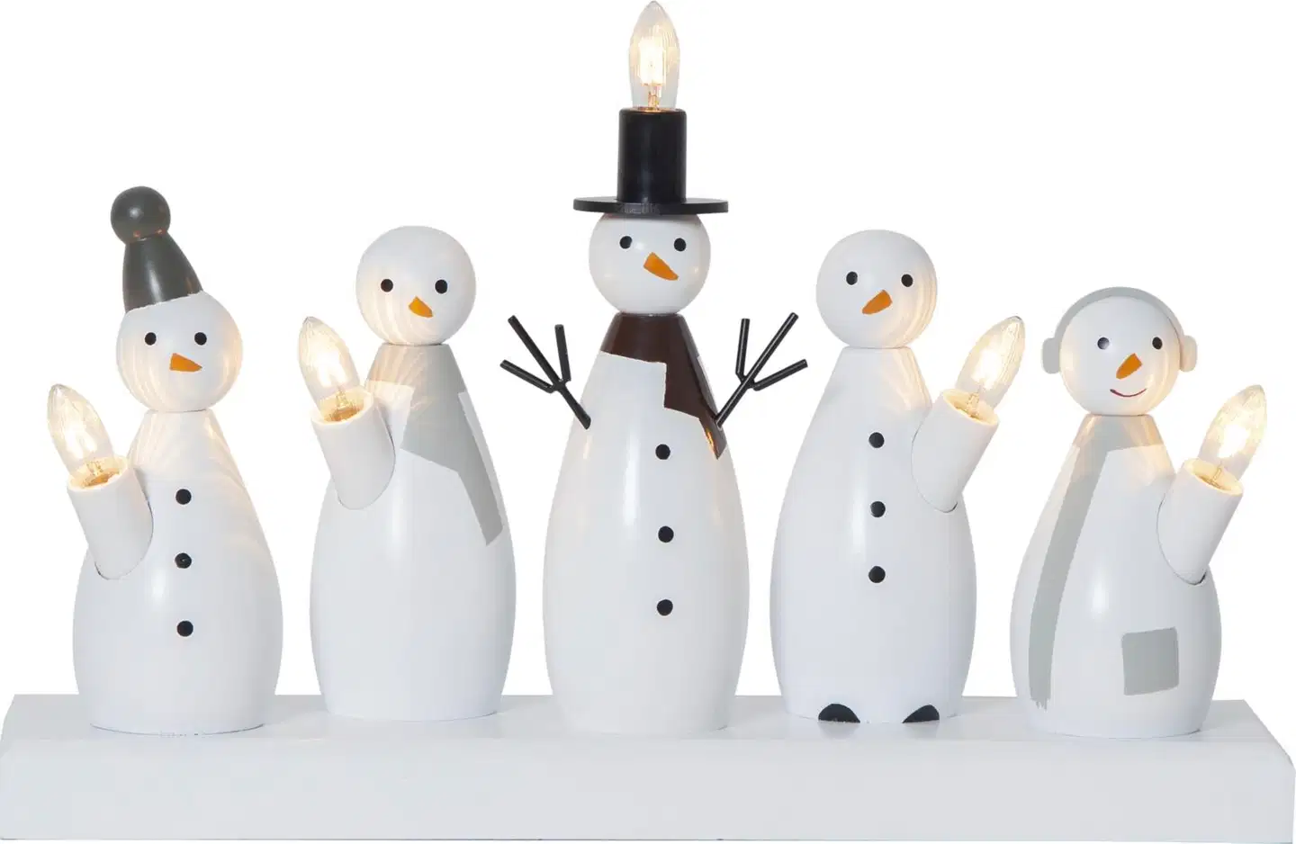 Star Trading kynttelikkö Snowman - 1