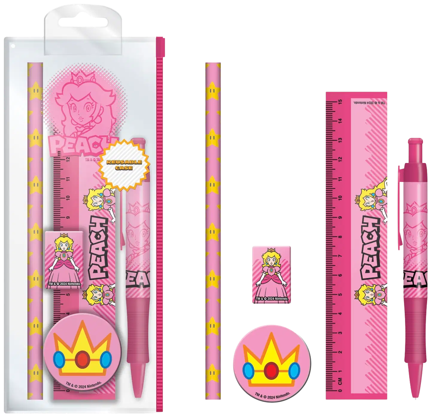 Super Mario (PRINCESS PEACH) kirjoitussetti
