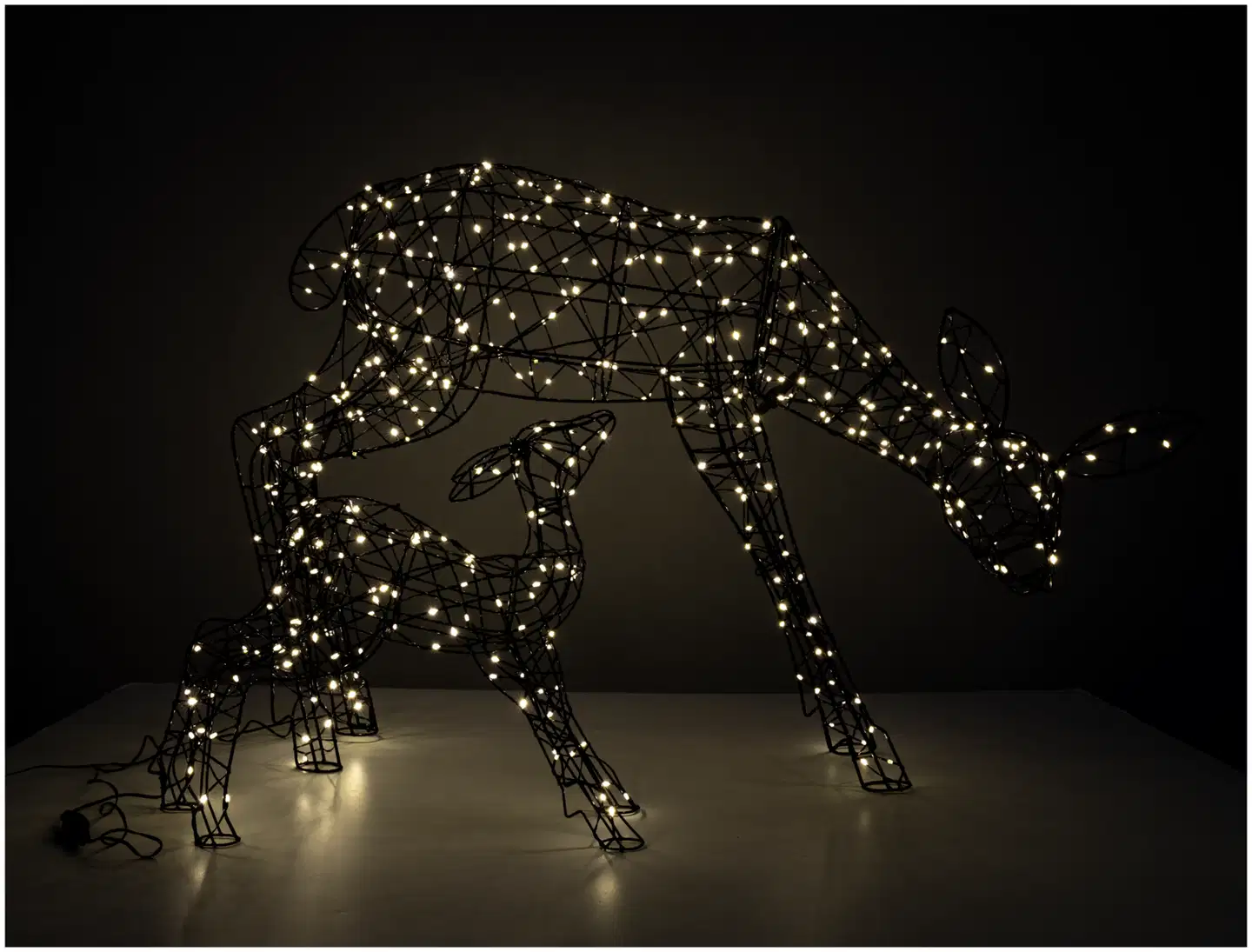 LED-peuraperhe 40 ja 72 cm - 2