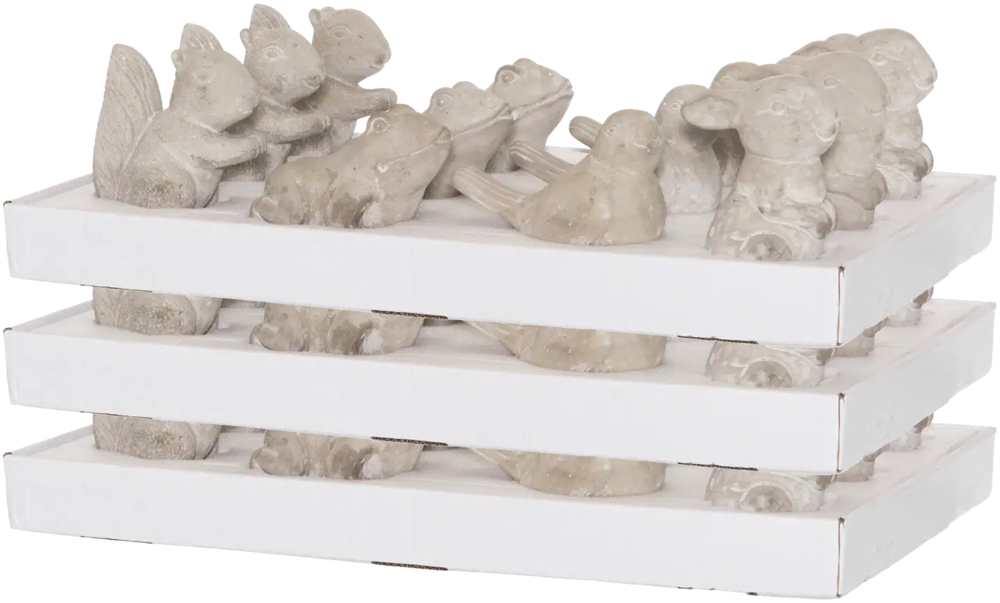 4Living Puutarhapatsas sementti Eläin lajitelma display - 9