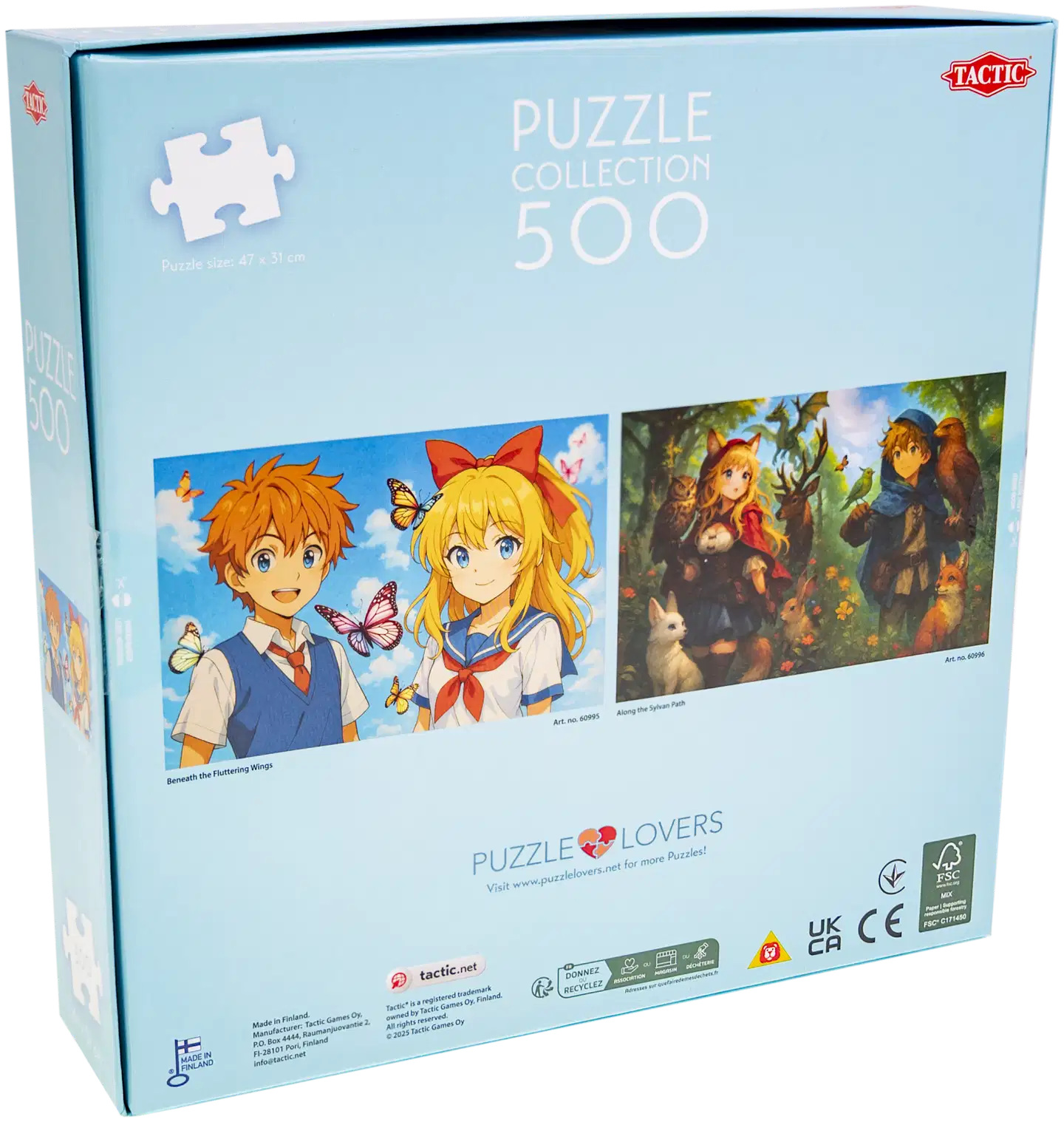 Tactic Palapeli Puzzle Lovers Beneath Fluttering Wings 500 palaa - 5