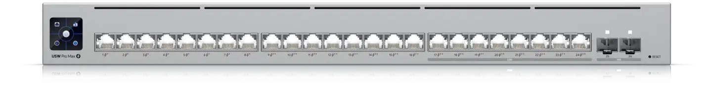 Ubiquiti 24-porttinen multi-gigabit PoE++ -kytkin Layer 3 -ominaisuuksilla USW-PRO-MAX-24-POE - 2