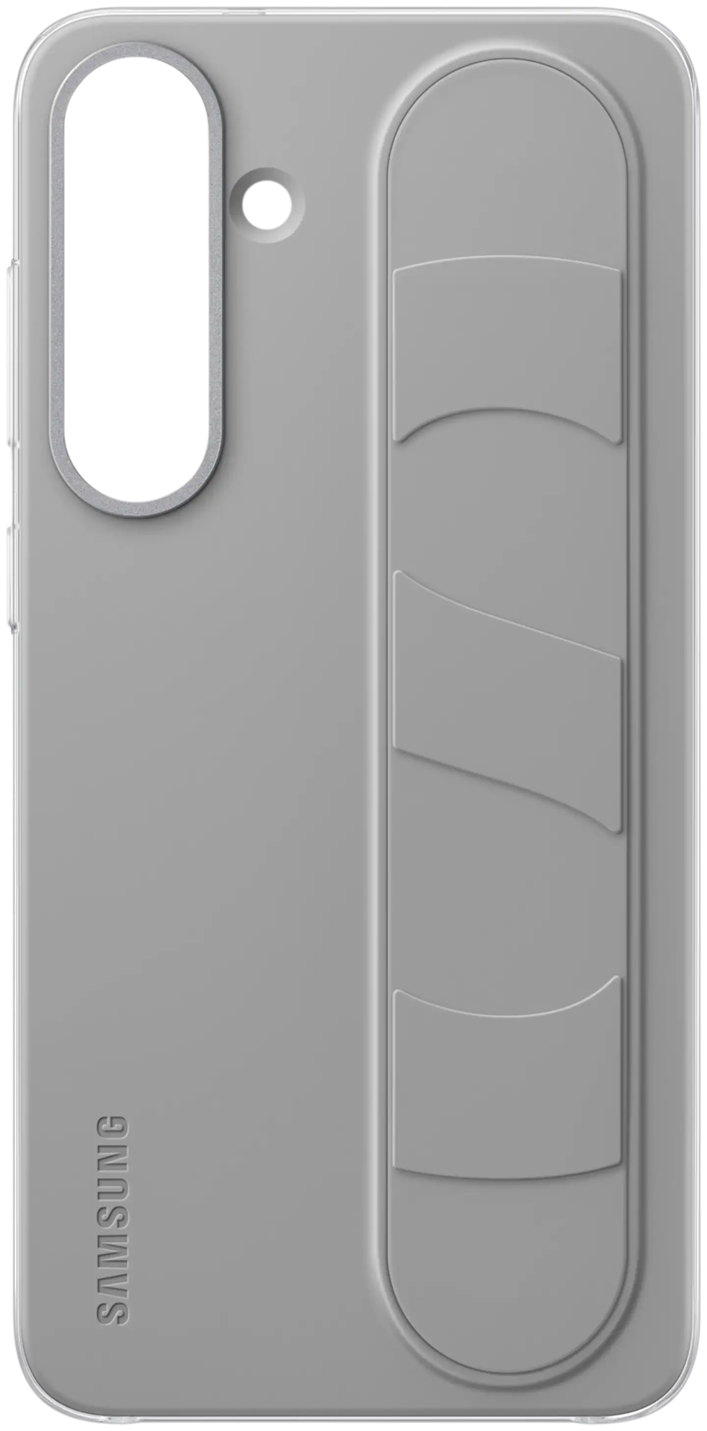 Samsung s25+ suojakuori standing grip case gray/mint - 5