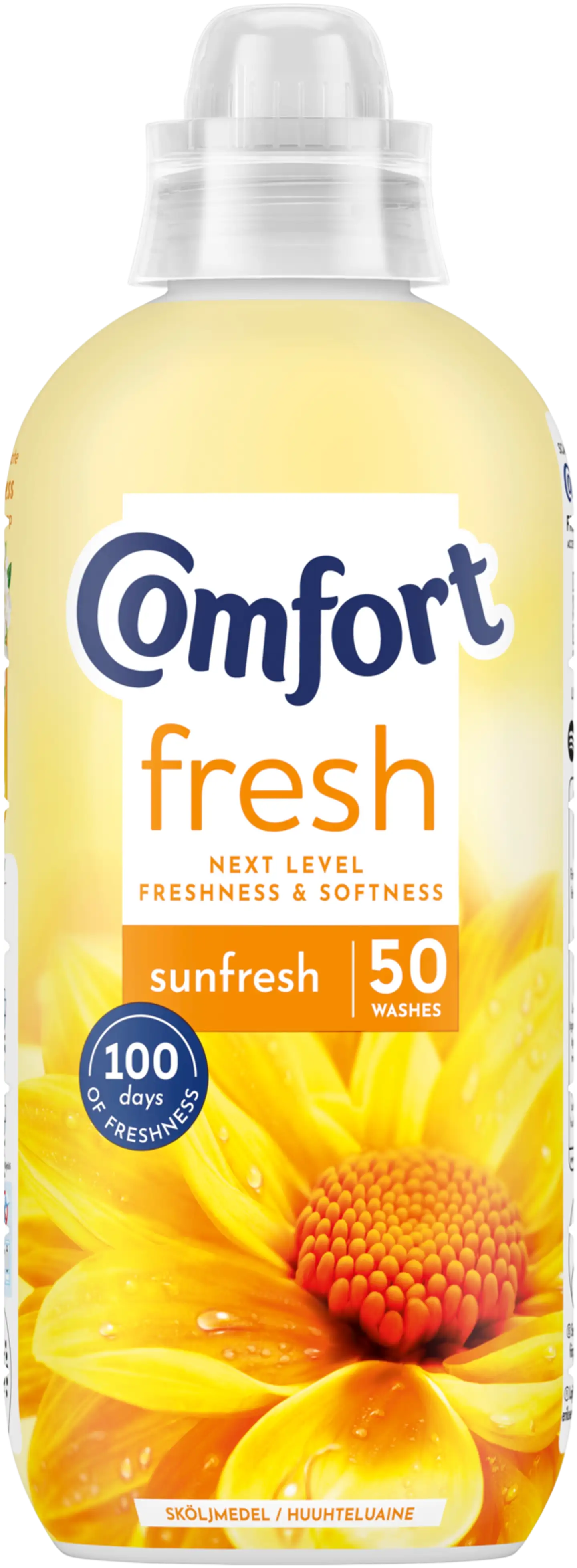 Comfort sunfresh Huuhteluaine pitkäkestoinen tuoksu 762 ml