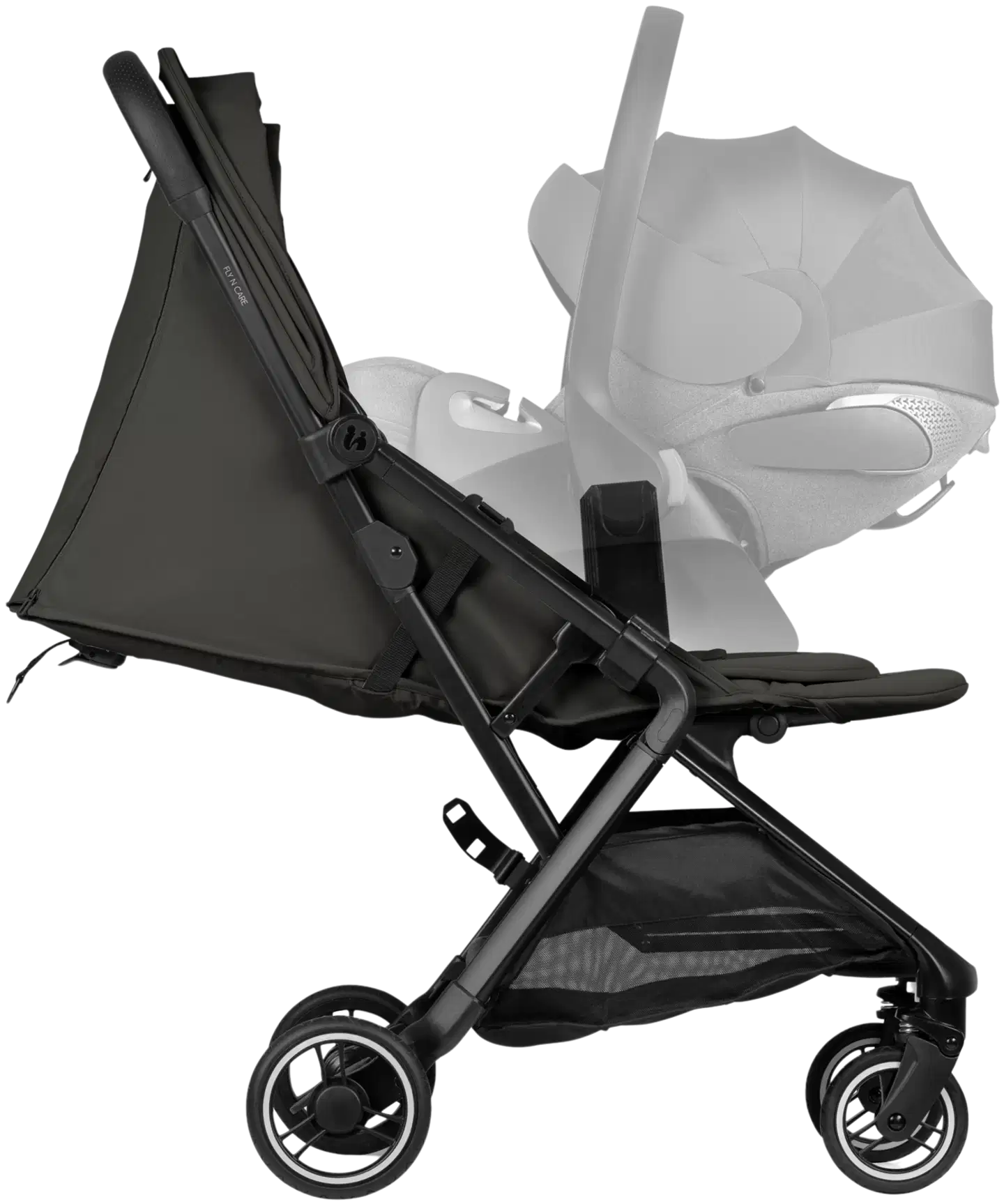 Hauck matkarattaat Fly N Care musta - 7