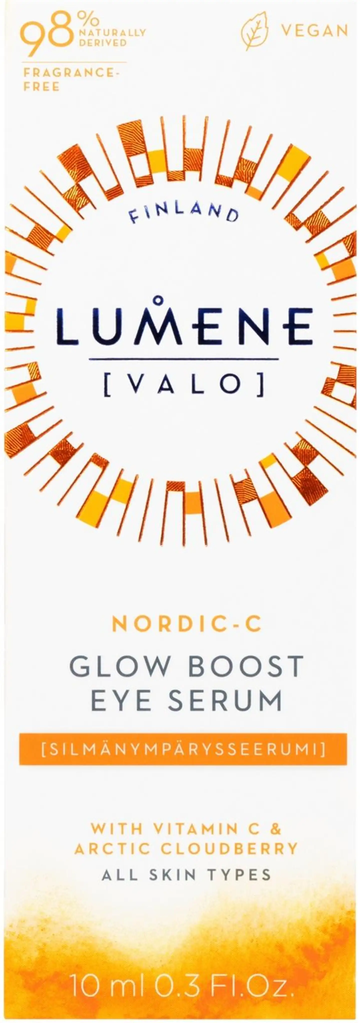 Lumene VALO Heleyttävä silmänympärysseerumi 10 ml - 2