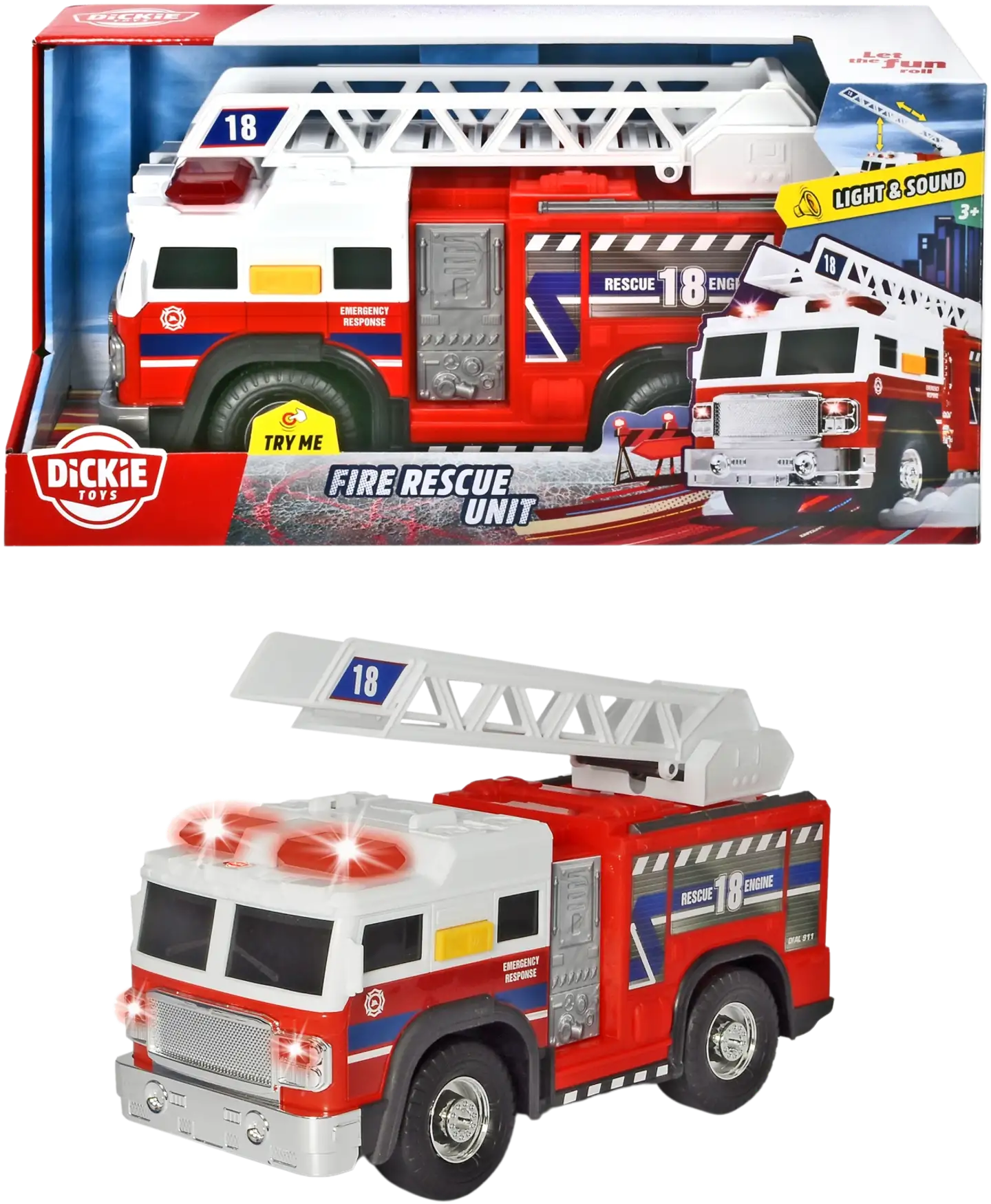 Dickie Toys Fire Rescue Unit paloauto 30 cm