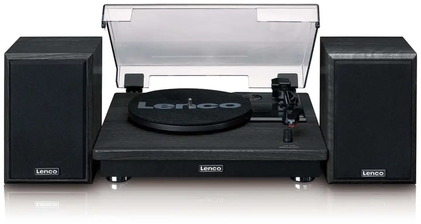 Lenco levysoitin LS-100BK, musta - 1