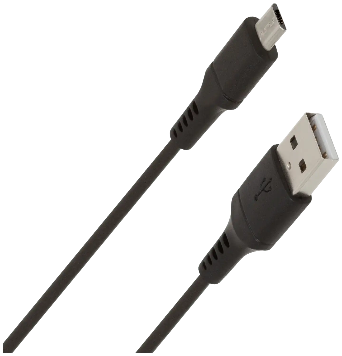 Wave Datakaapeli, MicroUSB (480 Mbps), 1m, Musta - 2