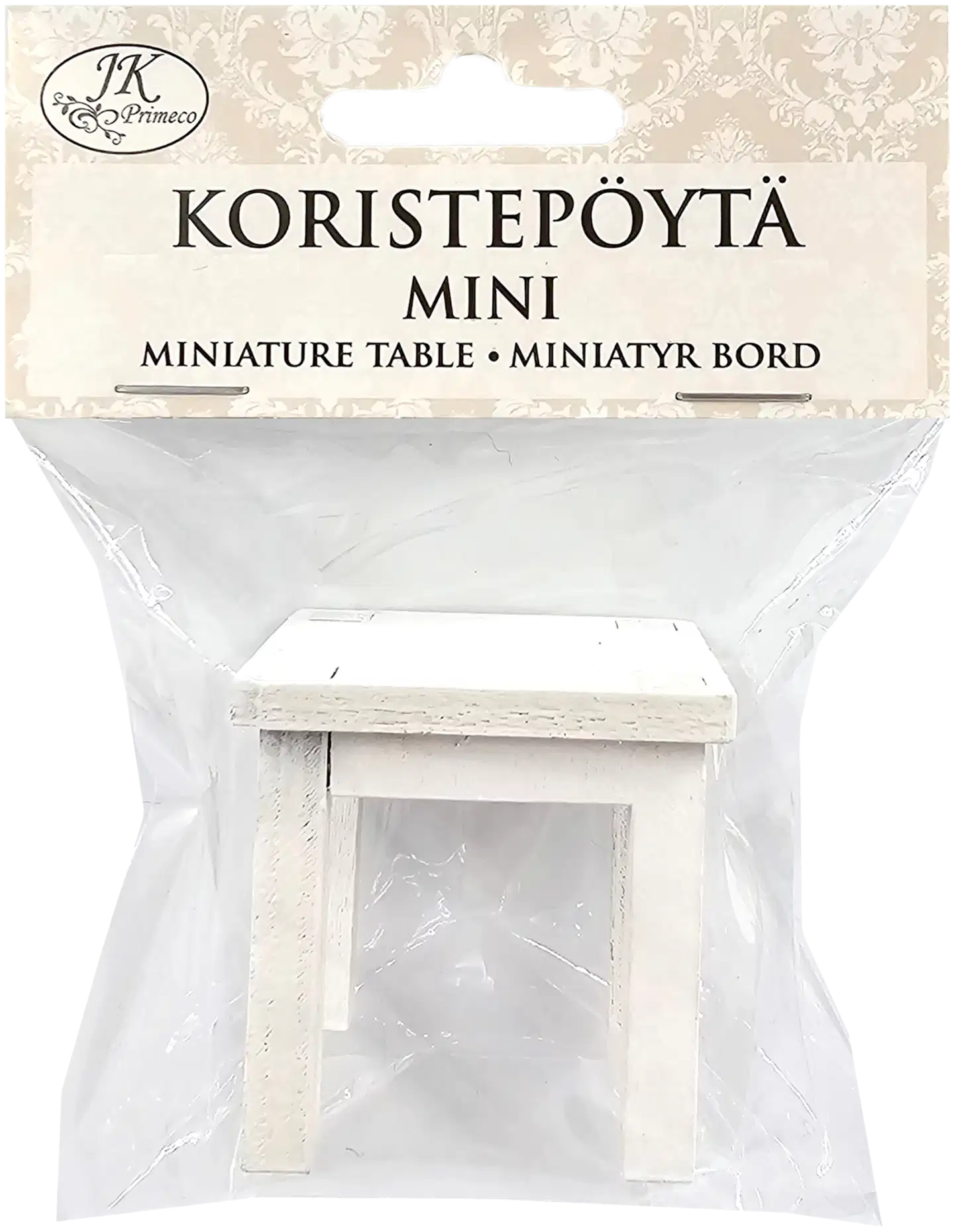 J.K. Primeco Koristepöytä mini valkoinen - 1