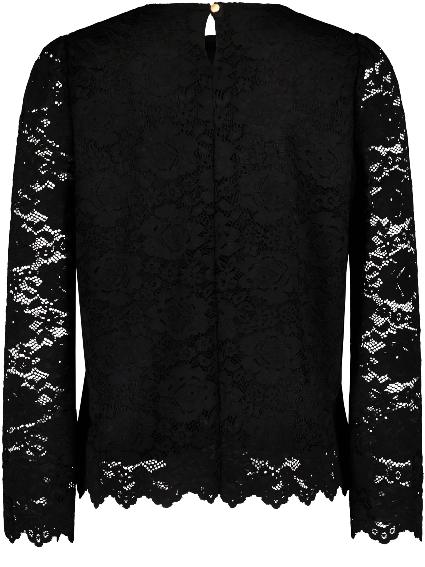 London Fog naisten pitsipusero 228L402512 - Jet Black - 2