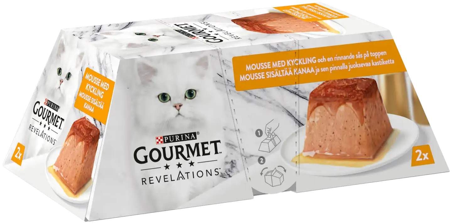 Gourmet Revelations 2x57g Kanaa kissanruoka