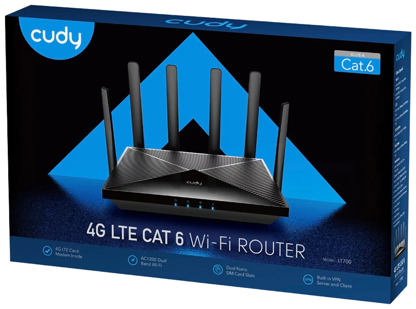Cudy 4G/LTE-reititin LT700 - 4
