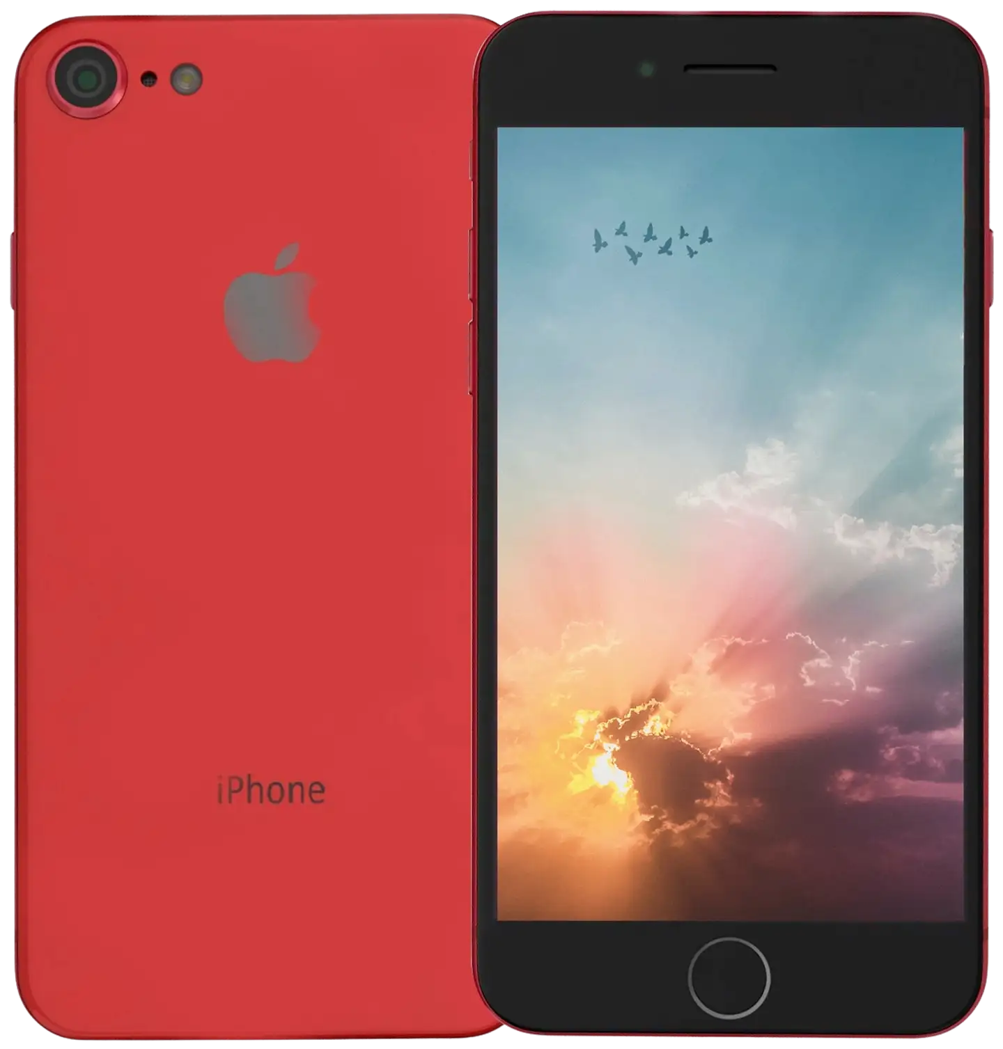 Apple iPhone SE 3 128GB älypuhelin Red, tehdashuollettu, käytetty puhelin