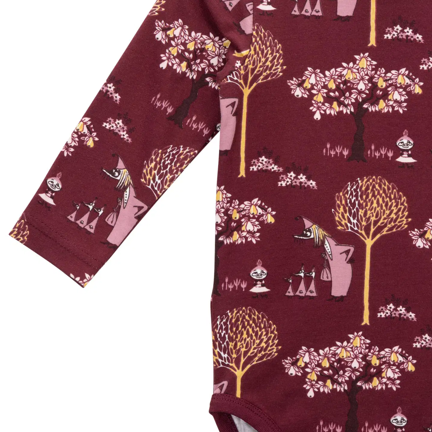 Muumi vauvojen body Vilijonkka 593261 - burgundi - 4