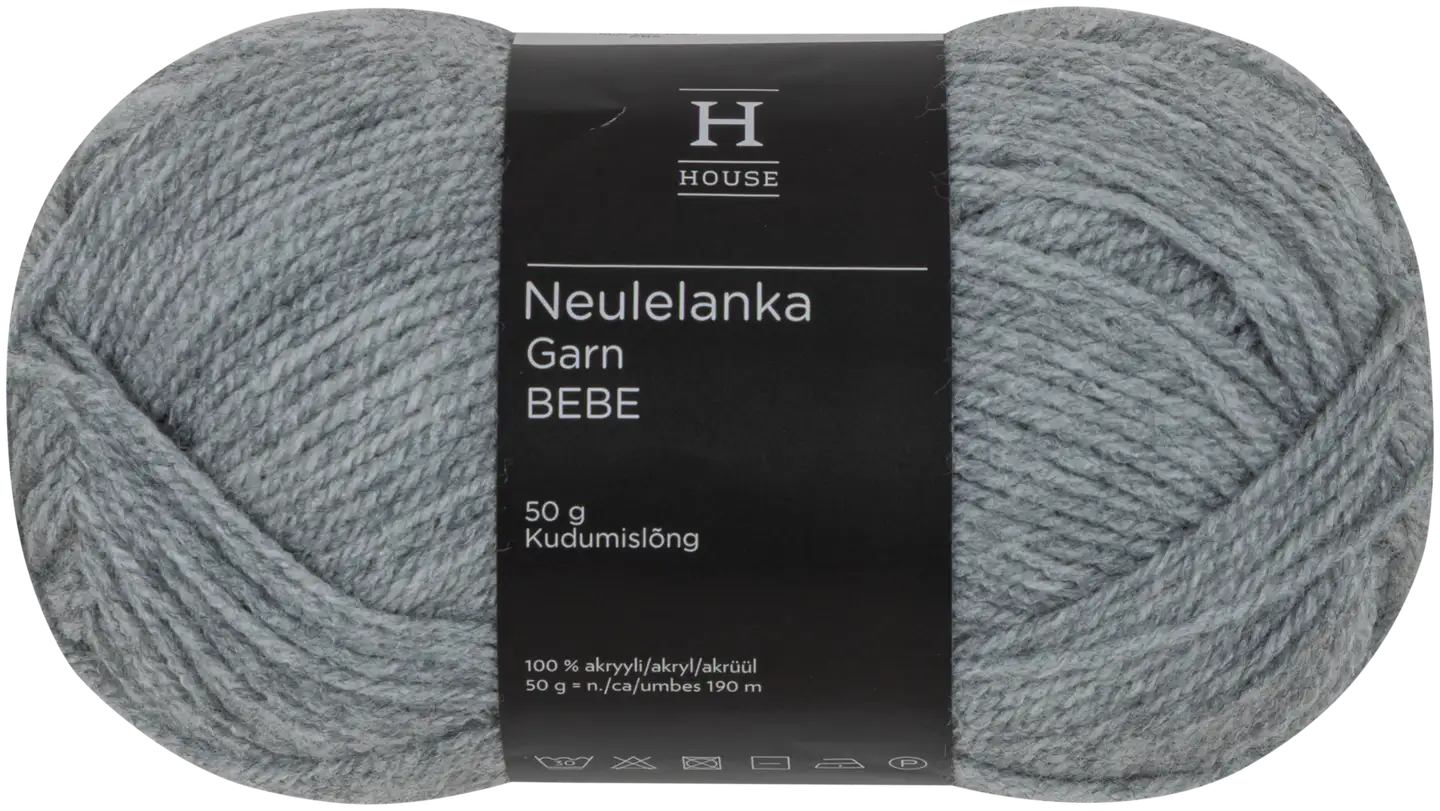 House lanka Bebe 50 g vaaleanharmaa melange