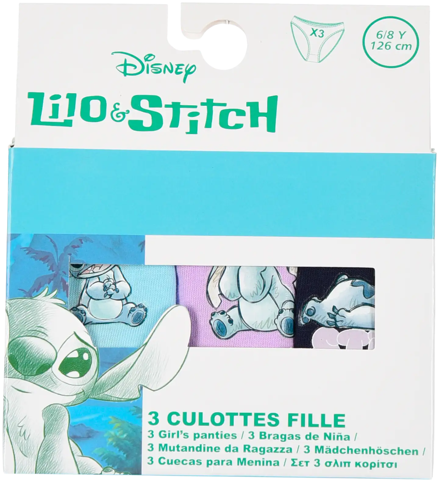 Lilo & Stitch lasten alushousut 3 kpl - box 3 - 1