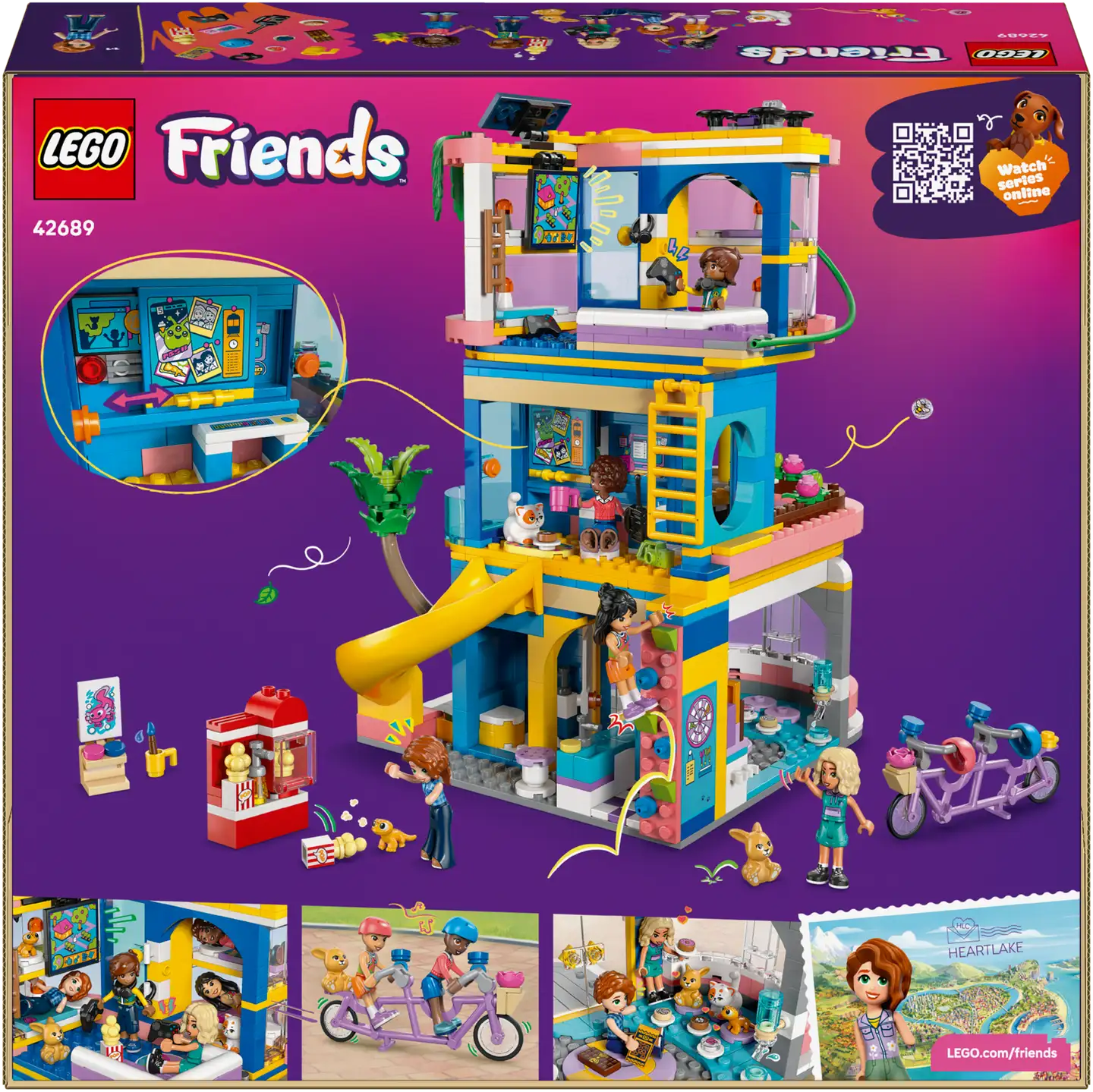 LEGO® Friends 42689 Heartlake Cityn ystävysten kerhotalo - 5