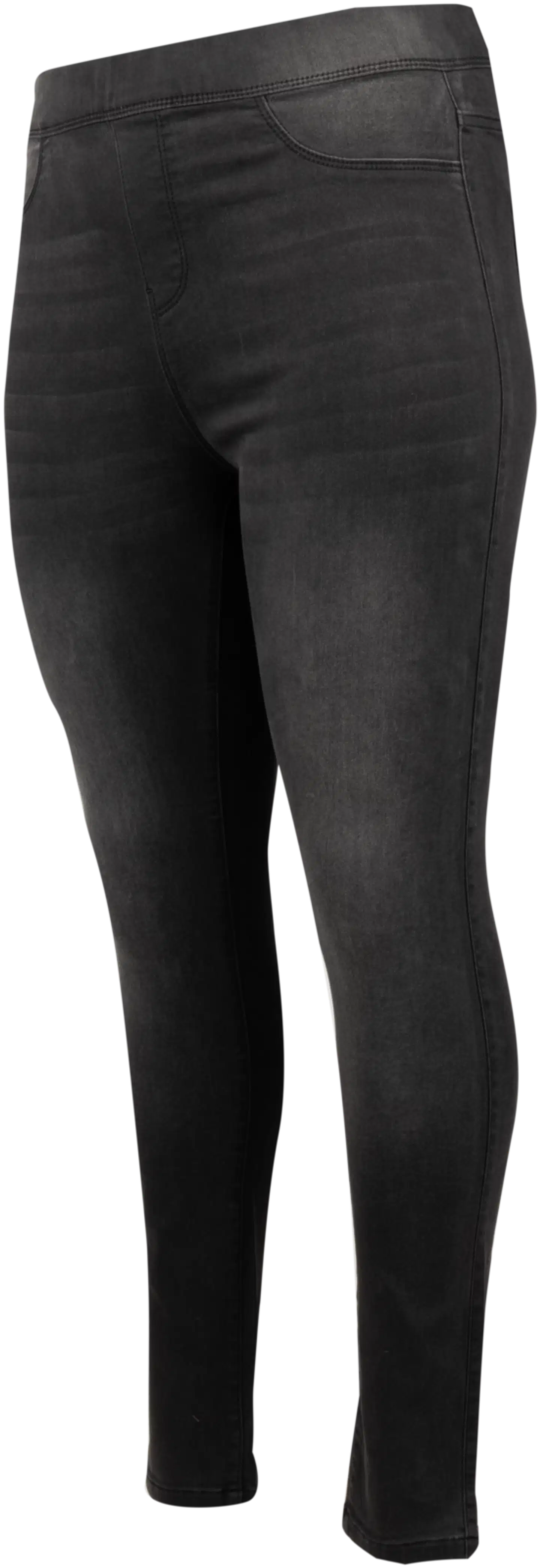 House naisten denimjeggingsit 222HP30261, D-mitoitus - Black denim washed - 2