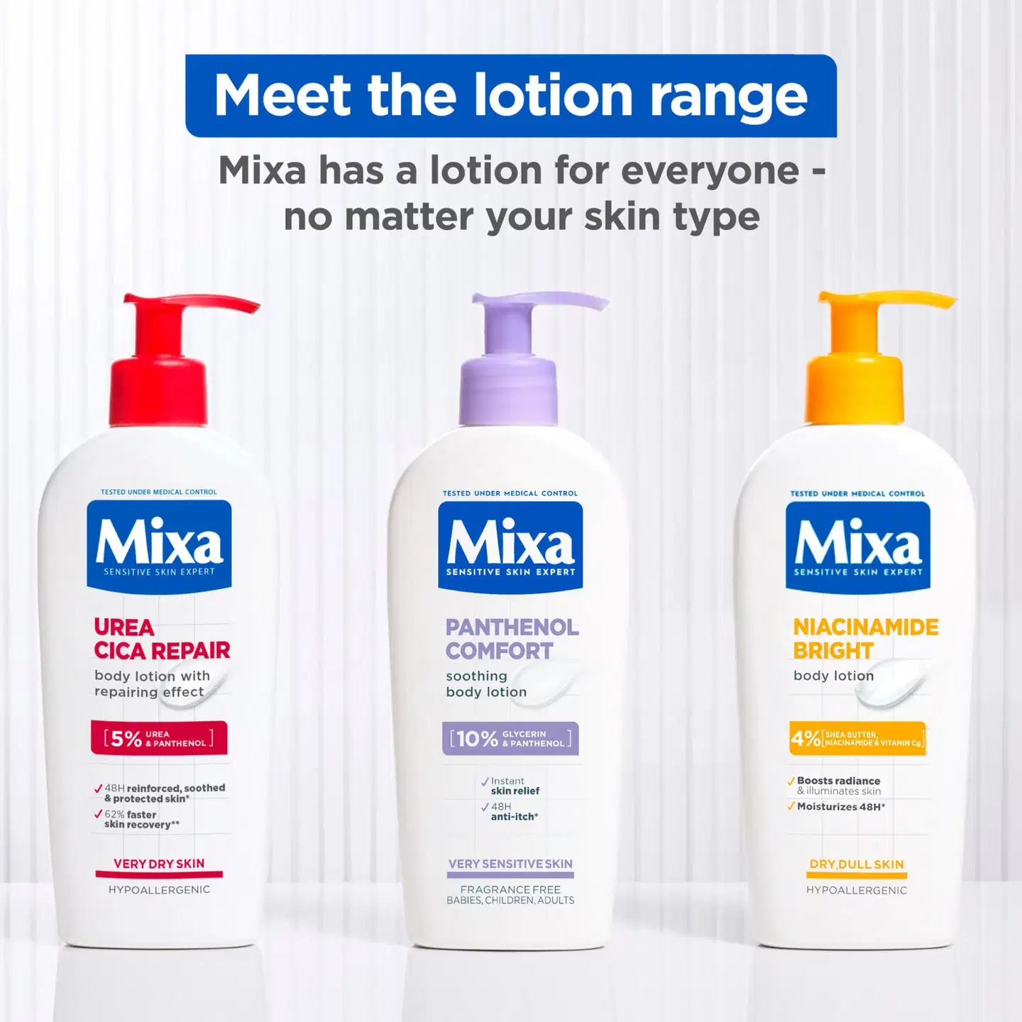 Mixa Niacinamide Brigh Vartalovoide Vartalovoide kuivalle ja samealle iholle 250ml - 9