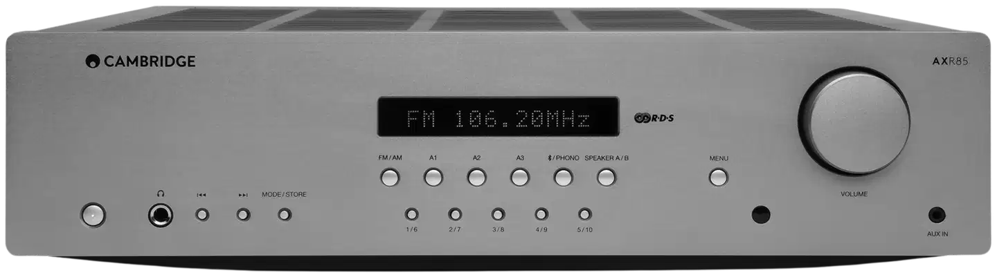 Cambridge Audio stereoviritinvahvistin Axr85 hopea - 2