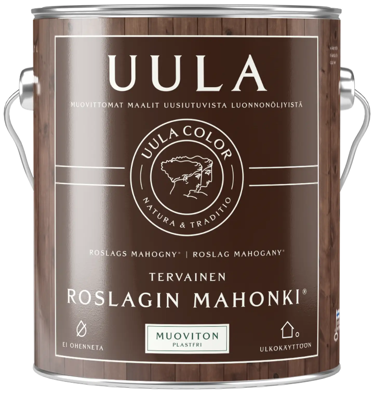 Uula Roslagin Mahonki 2,7 l väritön sävytettävissä puolihimmeä