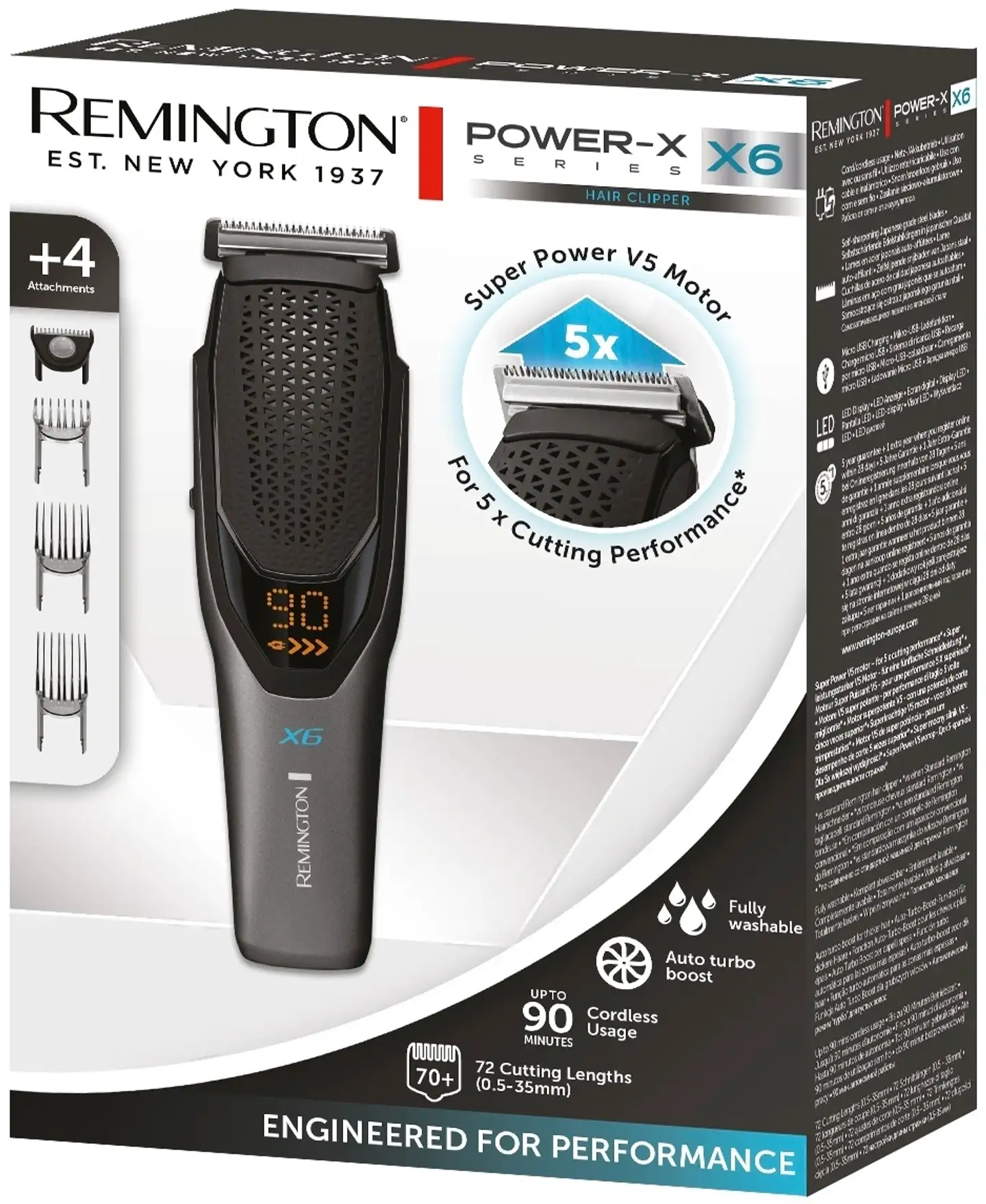 Remington Hiustenleikkuri Power-X X6 HC6000 - 4