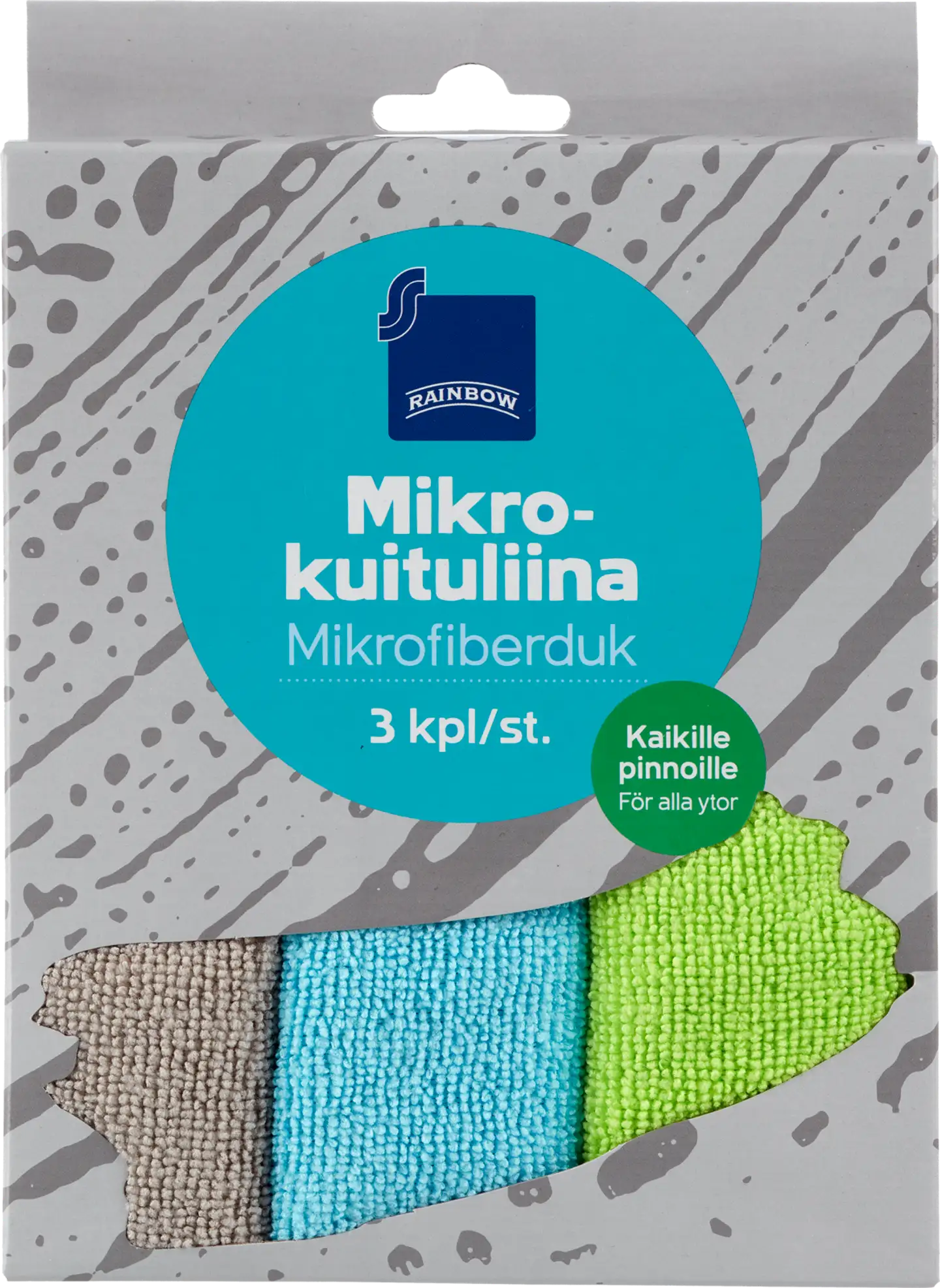 Rainbow Mikrokuituliina 3kpl