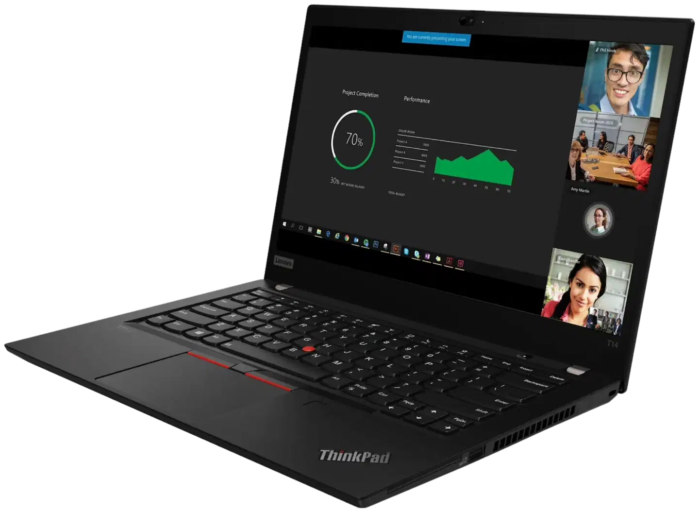 Nuvoo tehdashuollettu kannettava tietokone LENOVO Thinkpad T14 Gen2 Intel Core i5-1135G7 14" FHD IPS 16GB 256GB SSD W11P FI A - 3