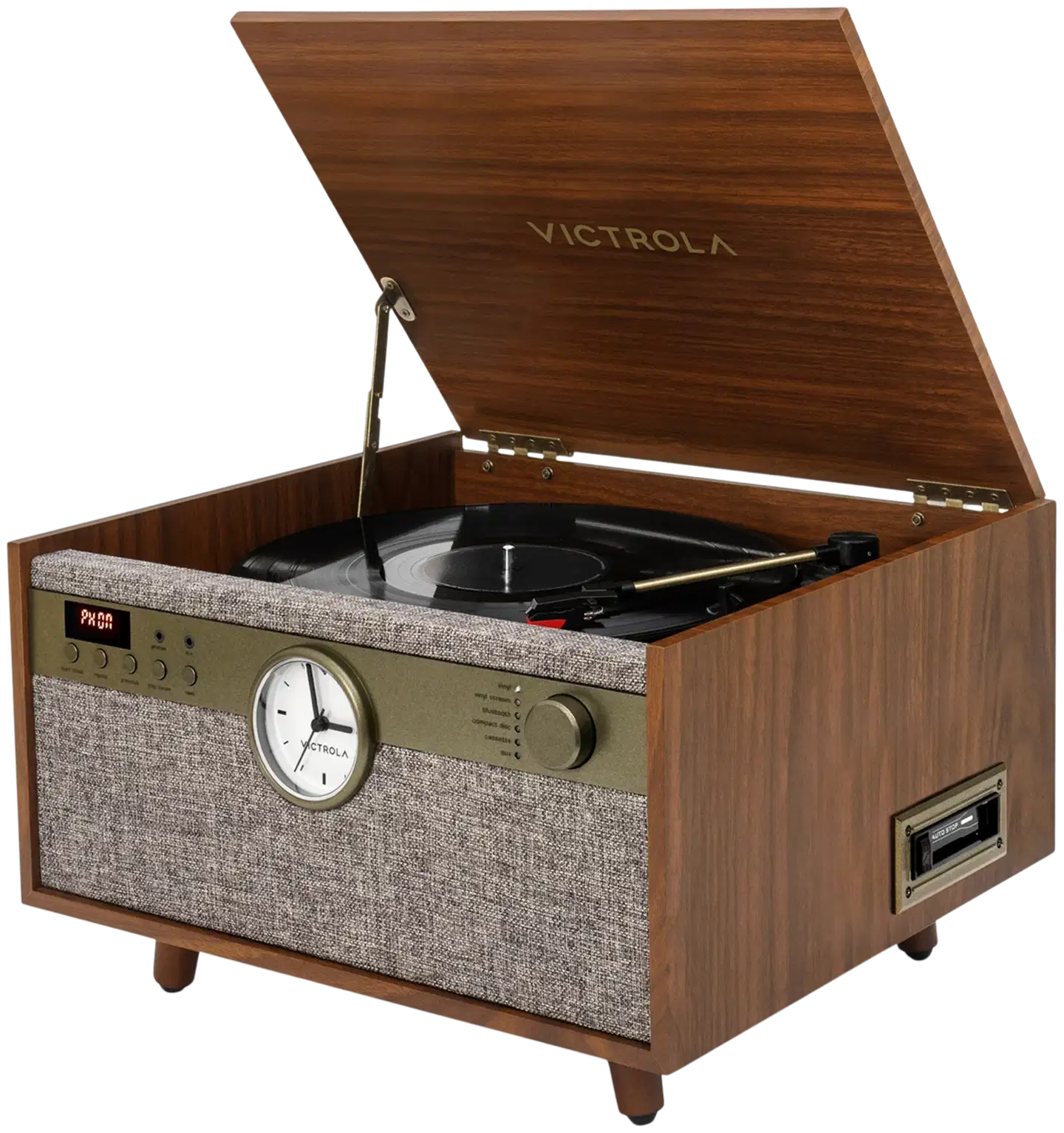 Victrola audiojärjestelmä vta-830 pähkinä - 3