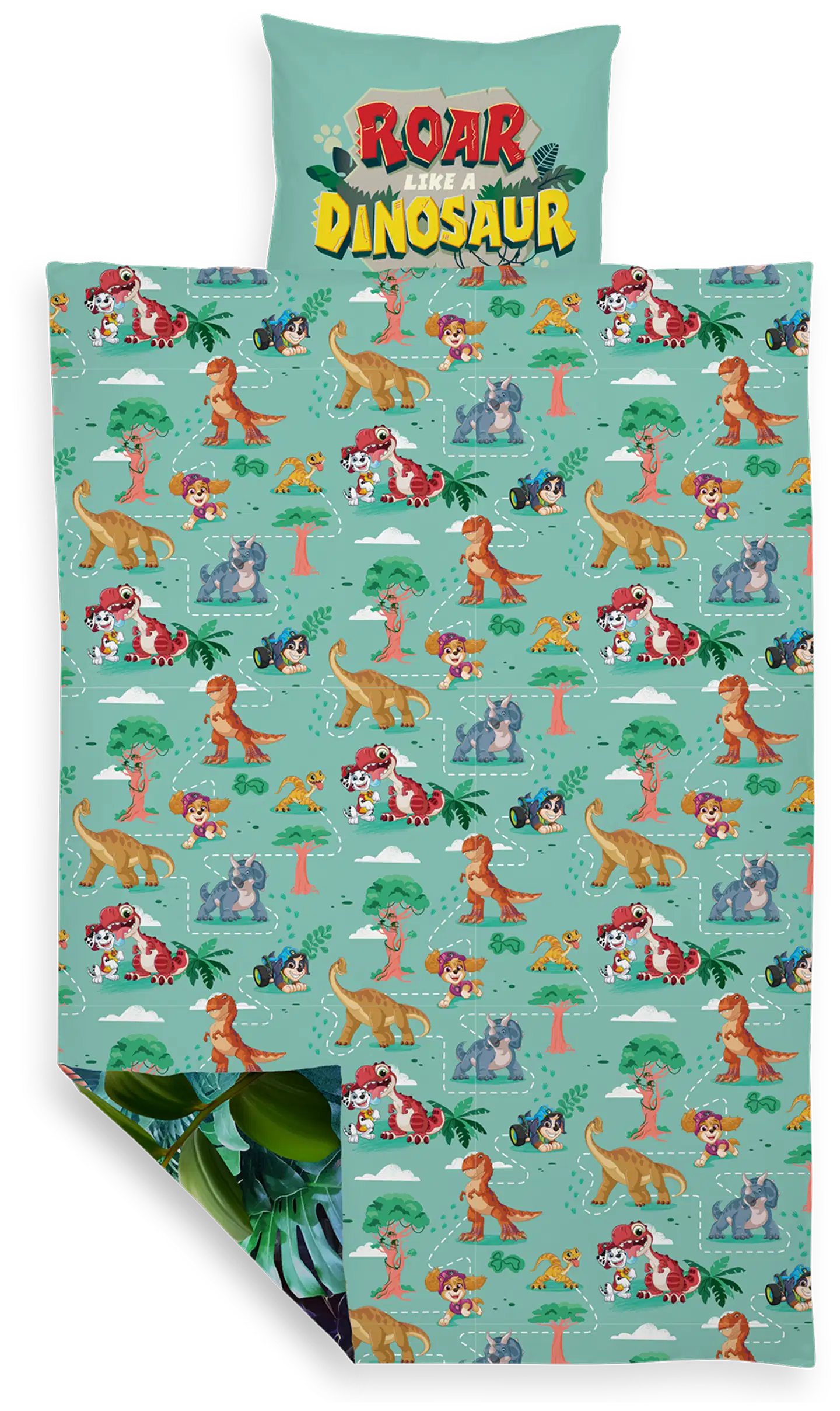 Lasten junior pussilakanasetti Paw Patrol 120x160+40x60 cm - 2