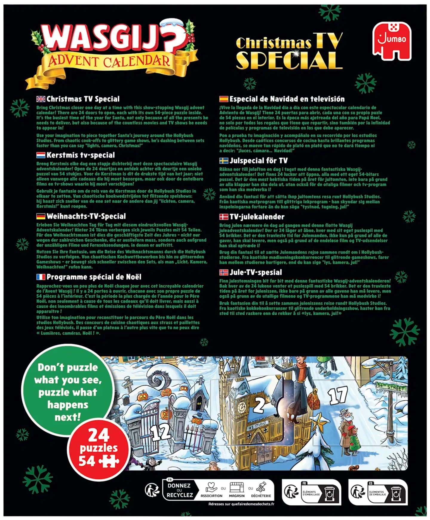 Jumbo adventtikalenteri Wasgij 2026 - 5