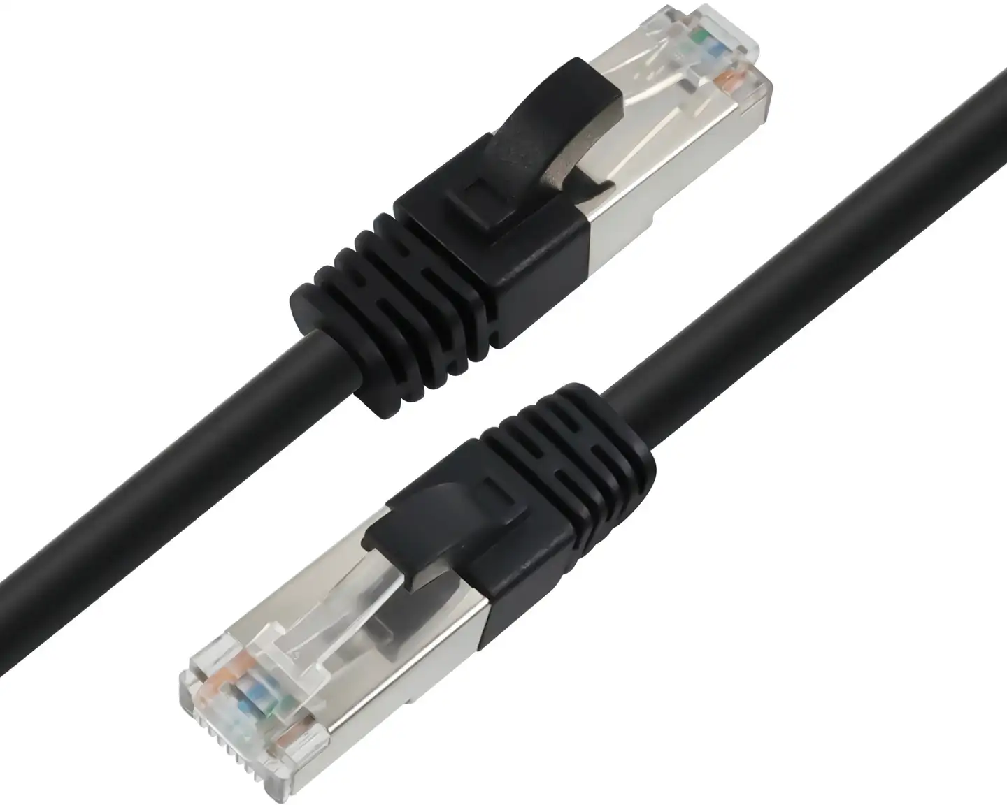 Wave S/FTP CAT6a Ethernet parikaapeli, 10m, Musta - 4