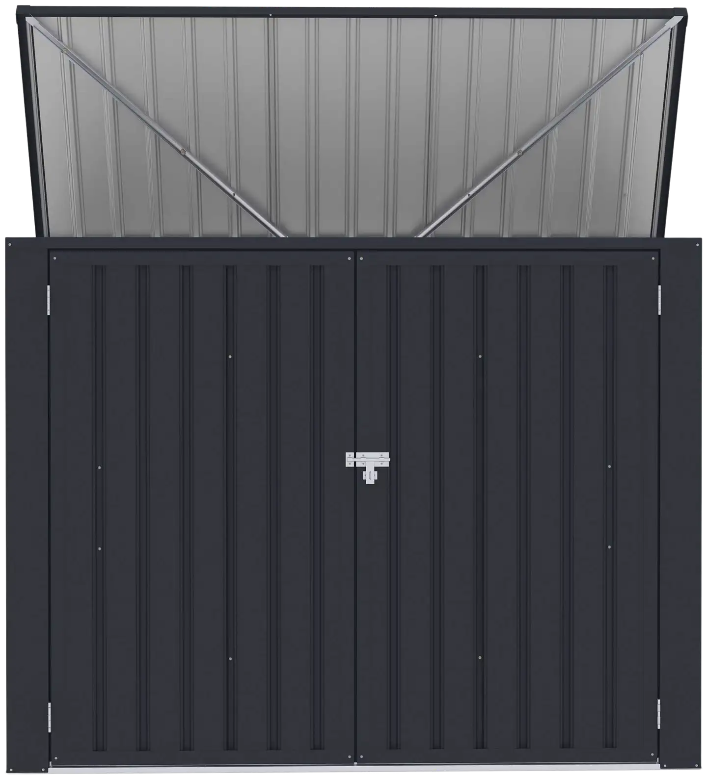 Fornorth Roskakatos 173x101x131cm, tummanharmaa - 5