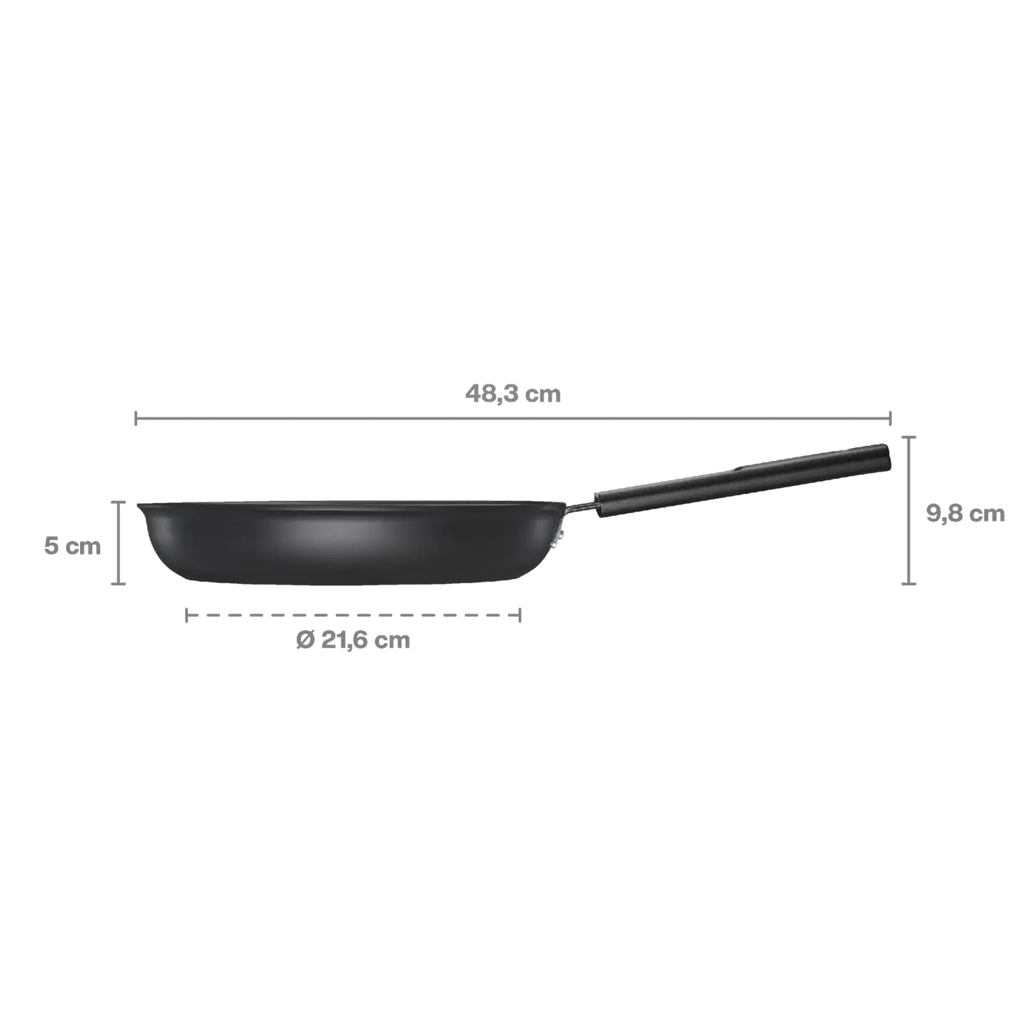 Fiskars Hard Face paistinpannu 26cm - 10