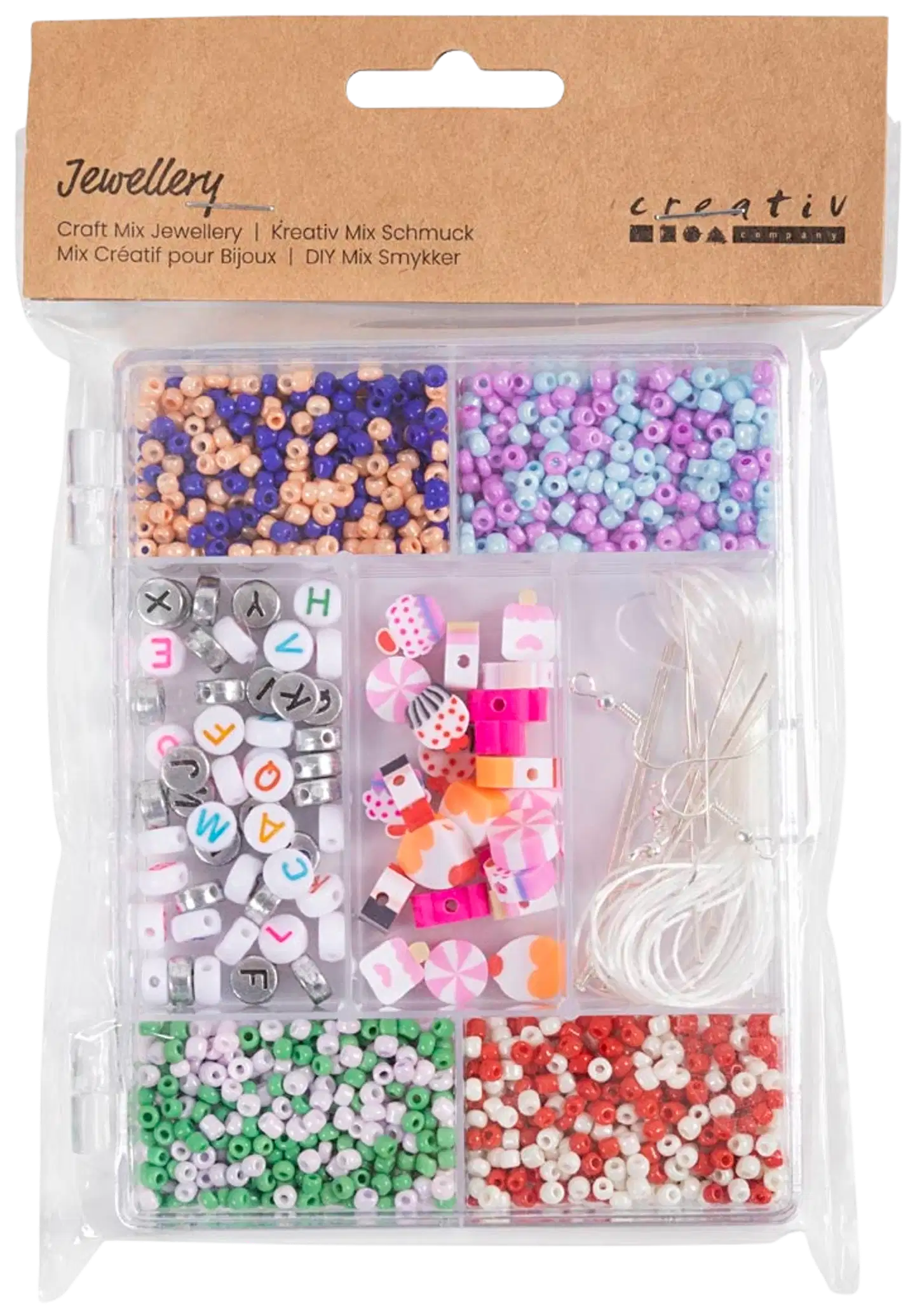 Creativ Company askartelupaketti korut pastellivärit - 2