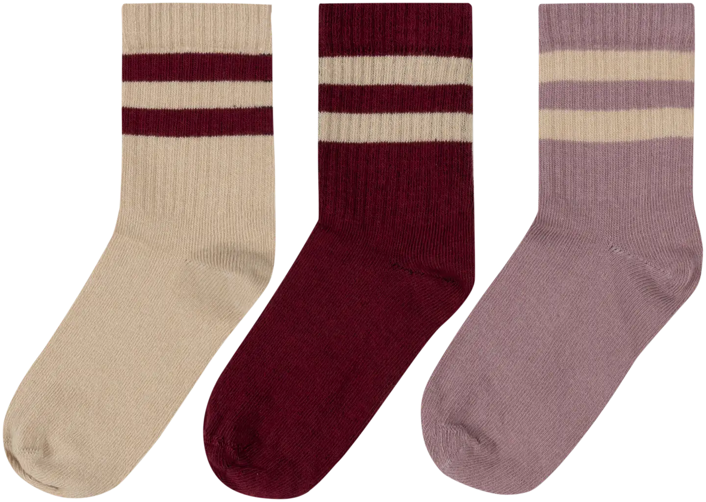 House lasten tennissukat 234H362532 3-pack - Redwine - 1