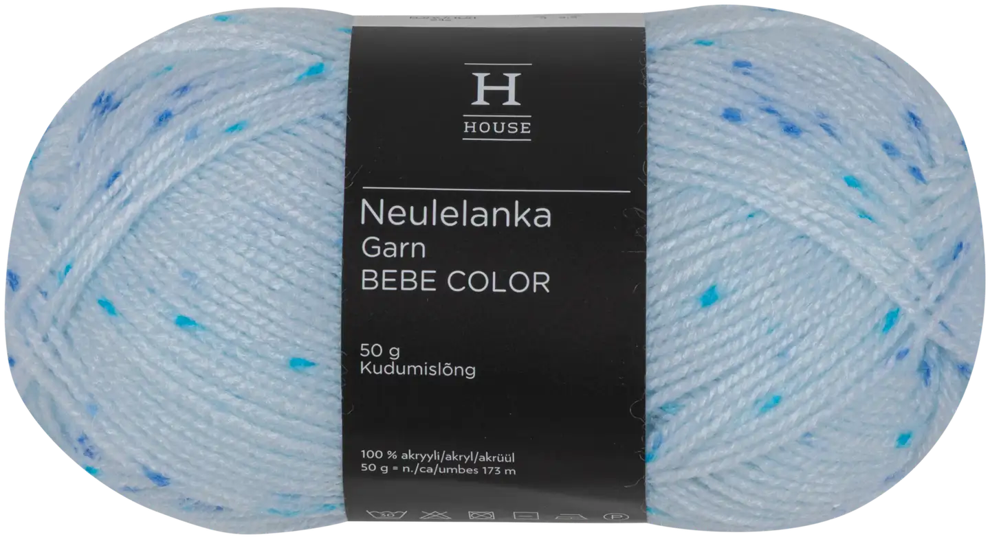 House lanka Bebe Color 50 g vaaleansininen, valkoinen