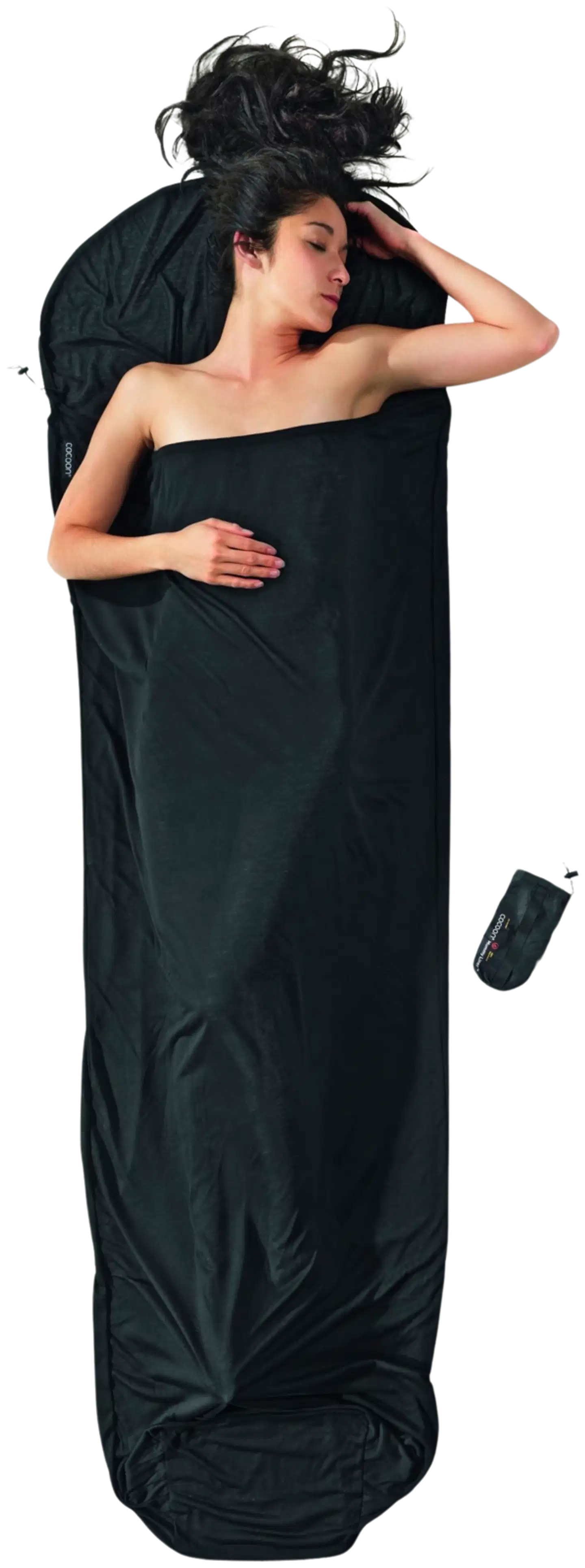 Cocoon makuupussin sisälakana MummyLiner Performer, musta TLPM99 - 1