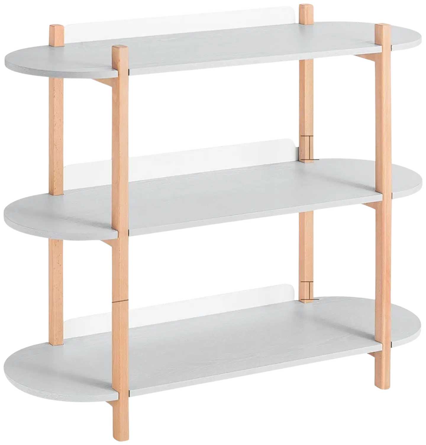 SoBuy hylly vaaleanharmaa HSTR01-H-HG - 2