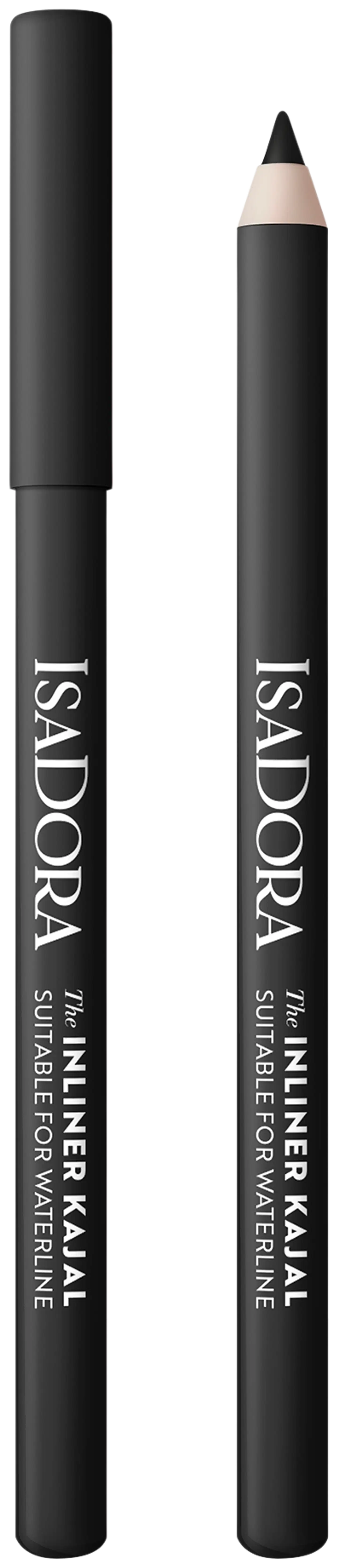 Isadora The Inliner Kajal silmänrajauskynä 50 Satin White  1,1 g - Black - 1