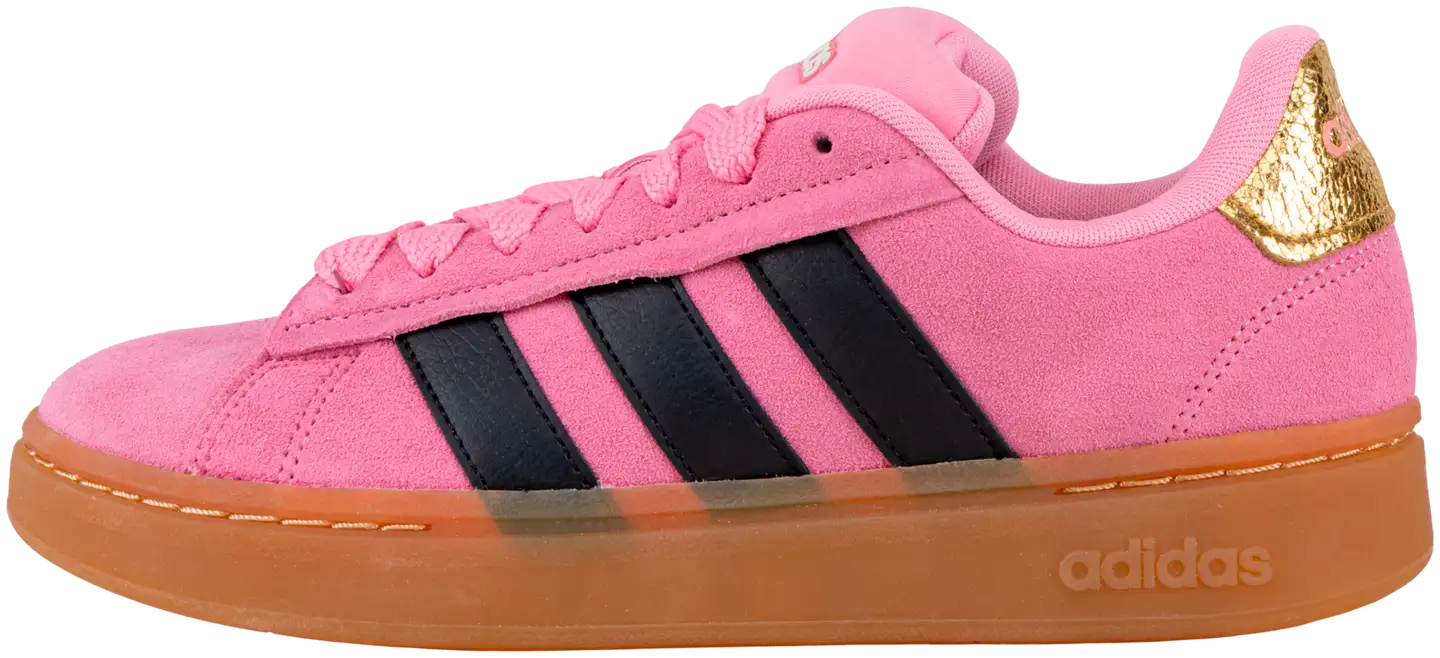 adidas naisten vapaa-ajan kengät Grand Court Alpha JH8669 - pink/black/gold - 3