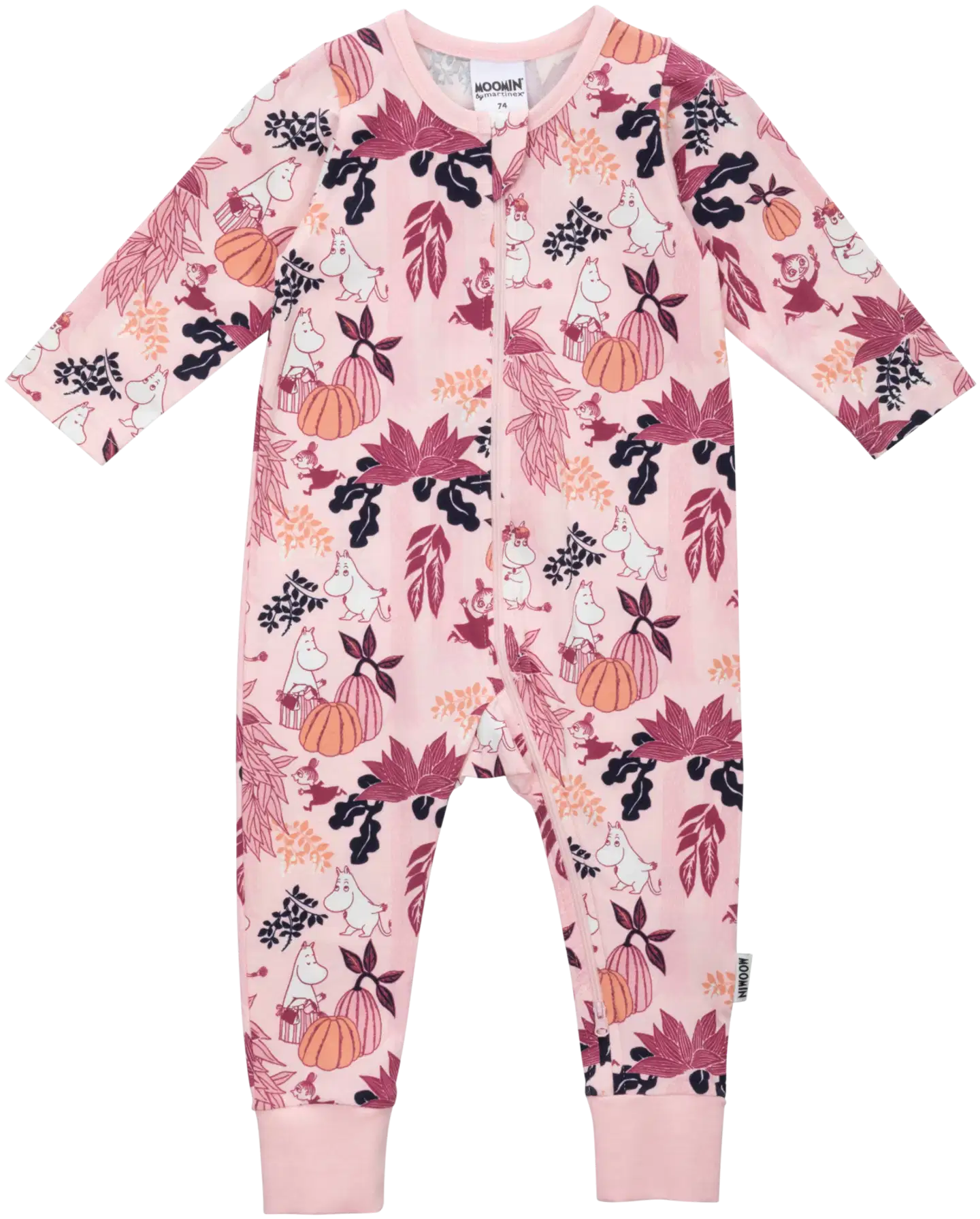 Muumi vauvojen pyjama Kurpitsa 592413 - roosa - 1