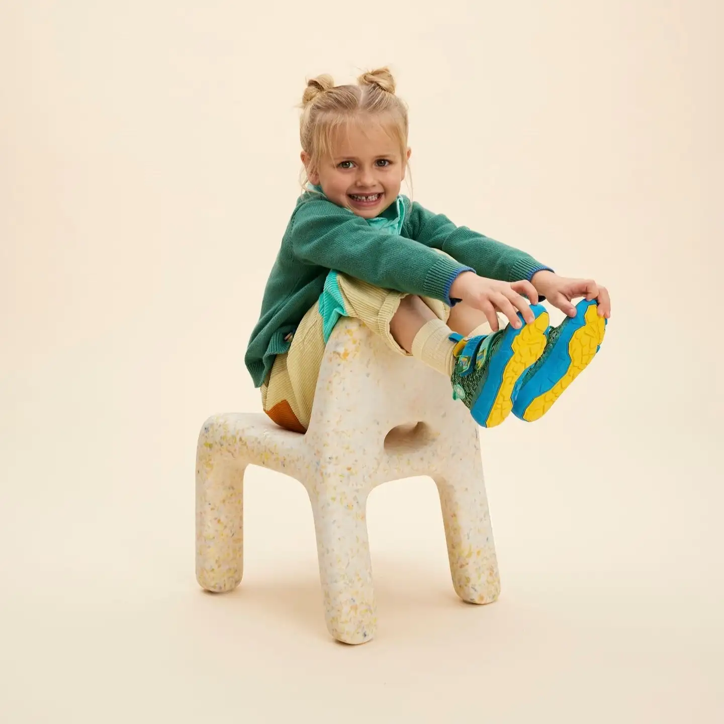 Affenzahn lasten paljasjalkakenkä Low Boot Knit Happy - Creative Bear - 12