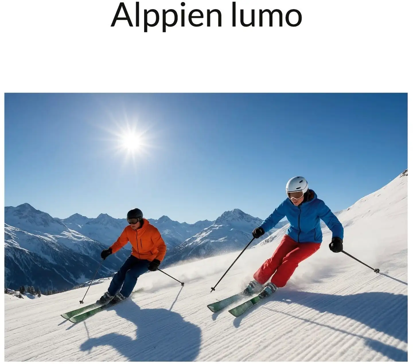 Alppien lumo
